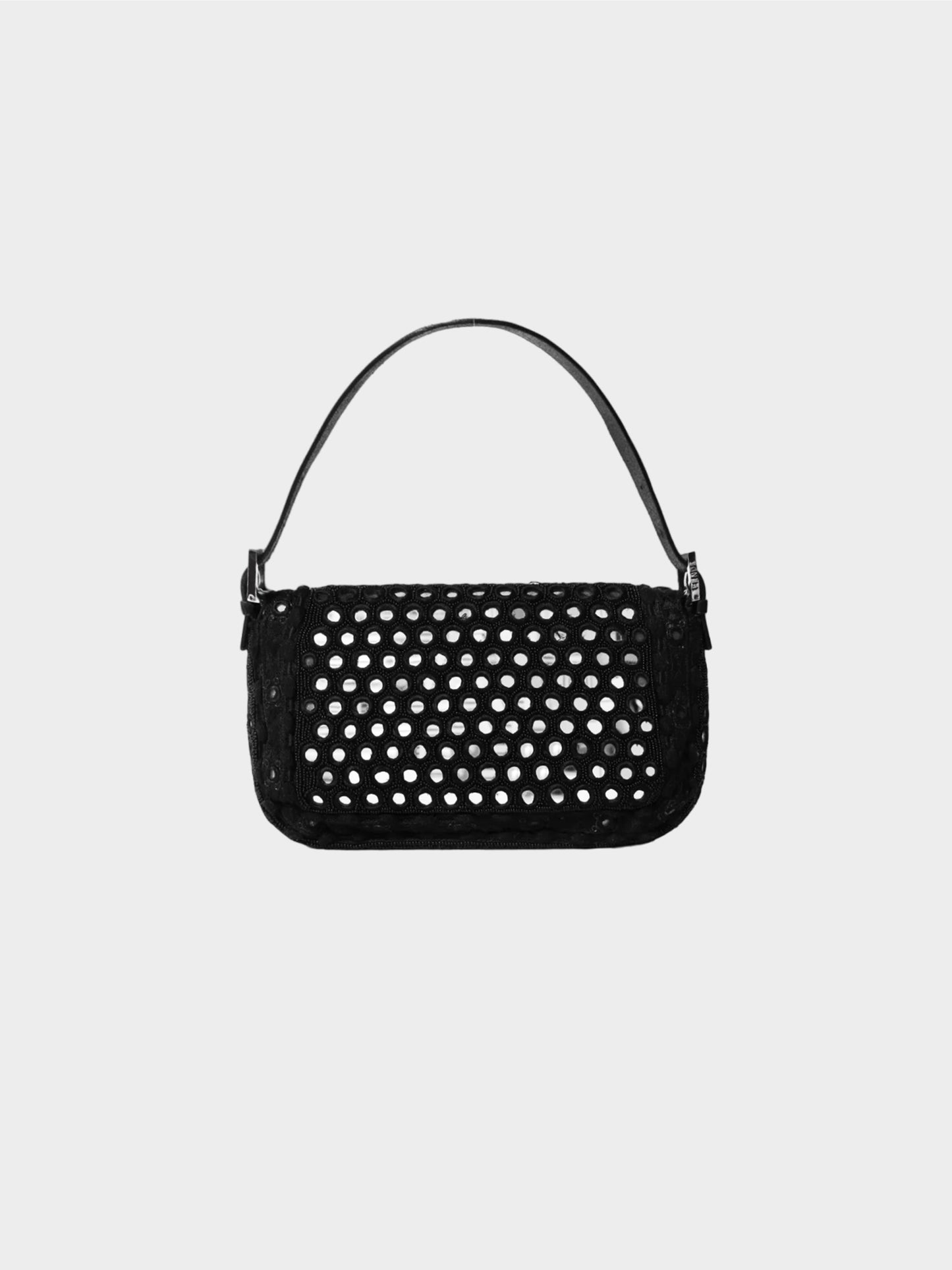 Fendi Early 2000s Limited Edition Mirror Baguette Bag