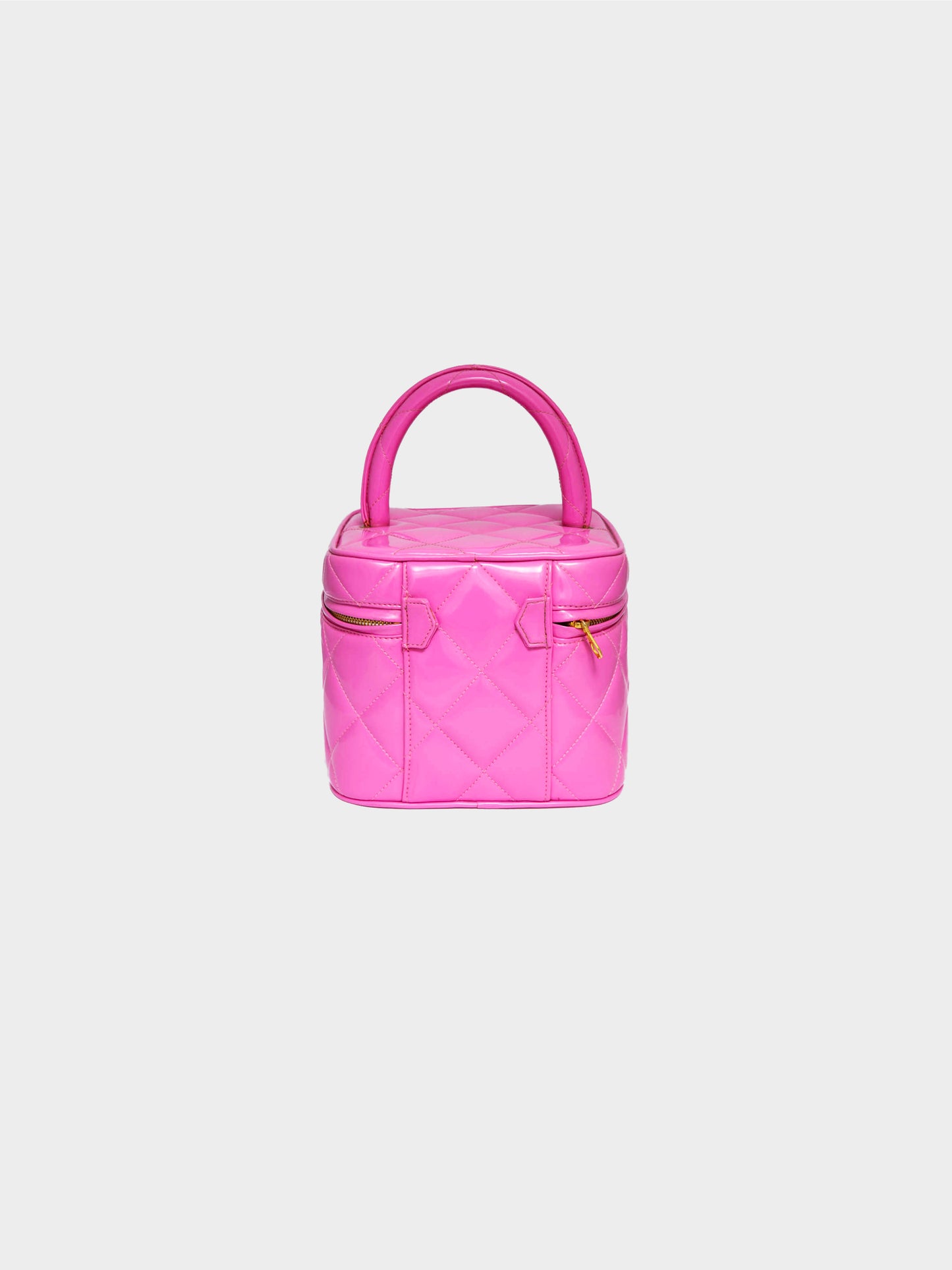 Chanel SS 1995 Rare Pink Heart Vanity Case