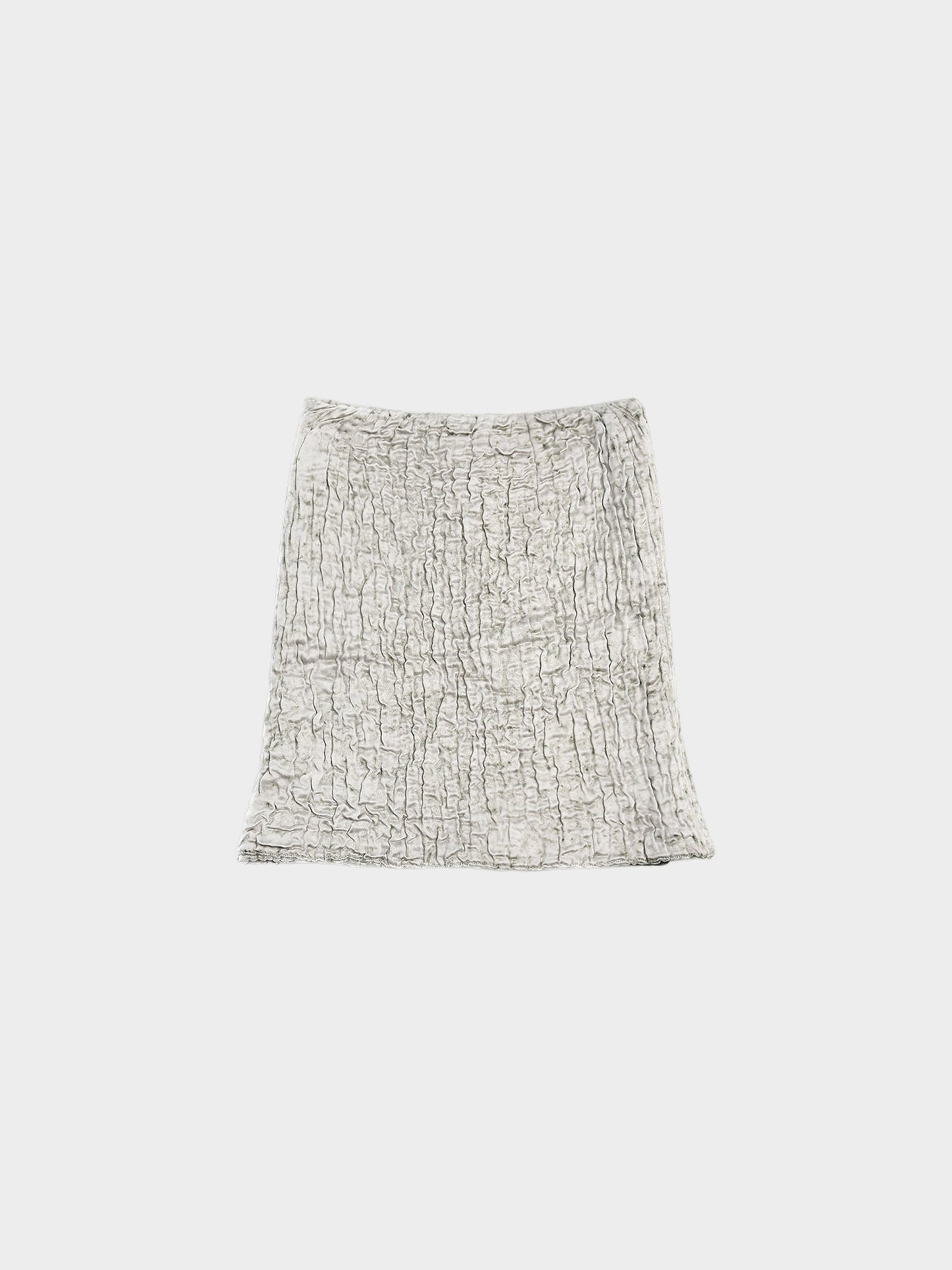Prada FW 1998 Crinkled Skirt