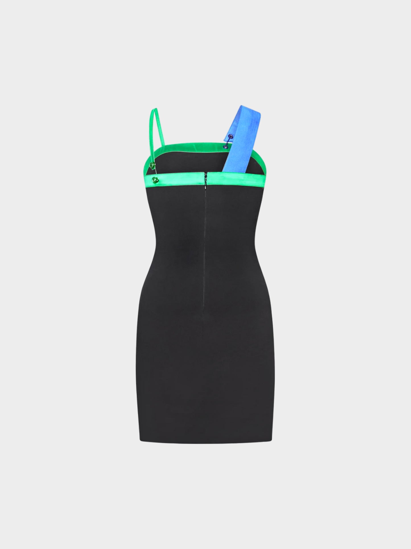 Gianni Versace SS 2016 Colorblock Strap Dress