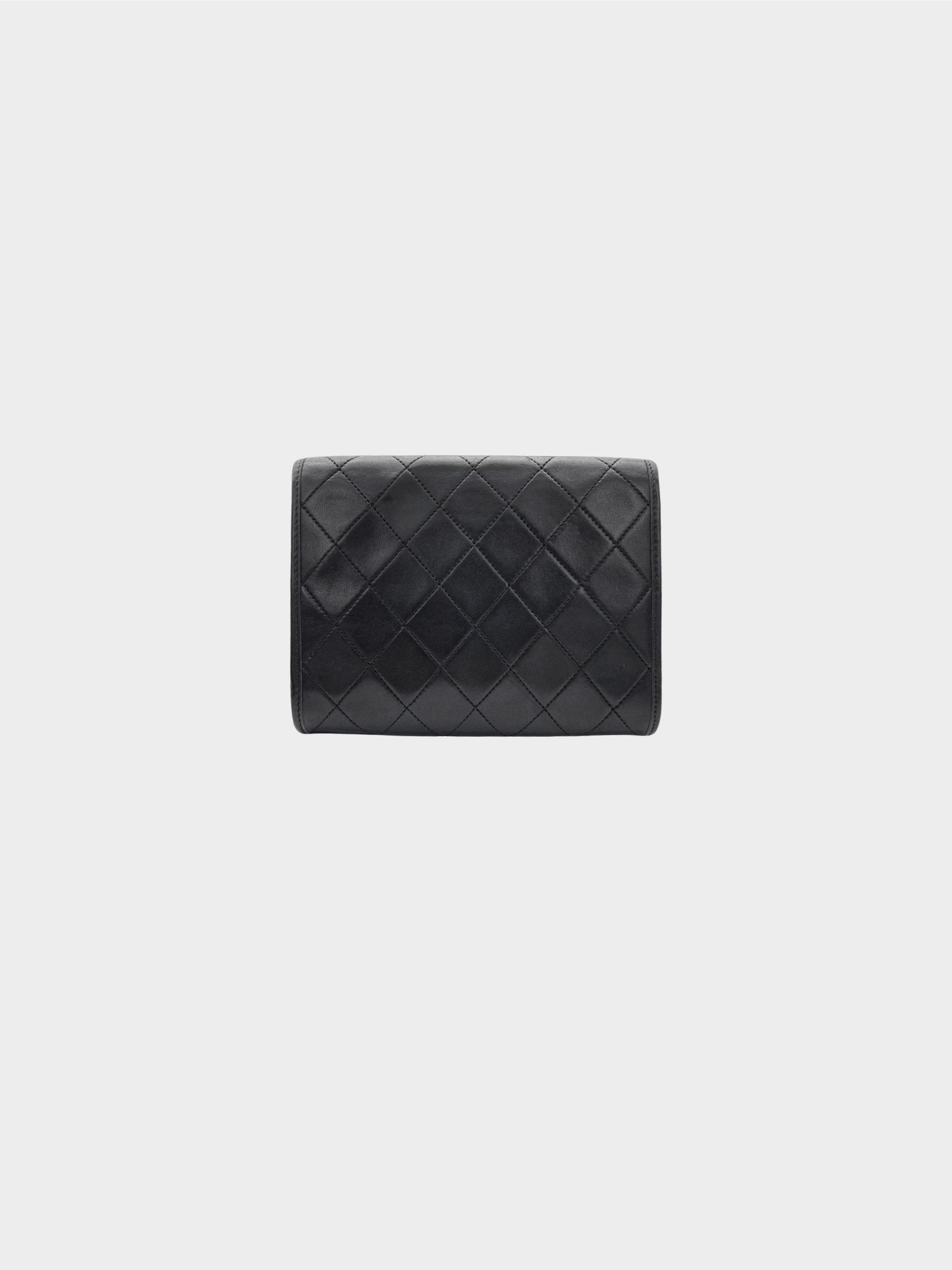 Chanel 1980s Quilted Lambskin Leather Bag