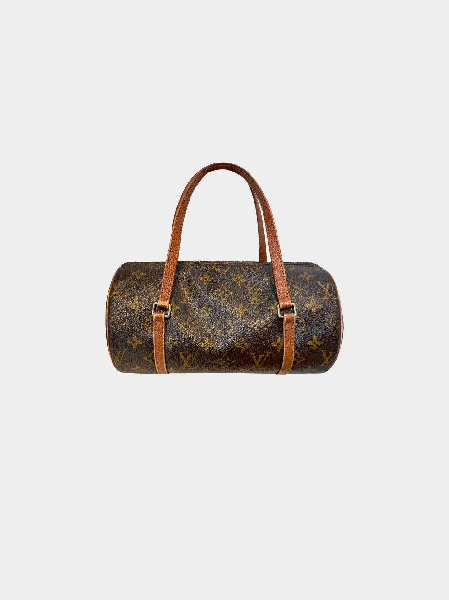 Louis Vuitton 2000s Monogram Coated Canvas Papillon Barrel Bag