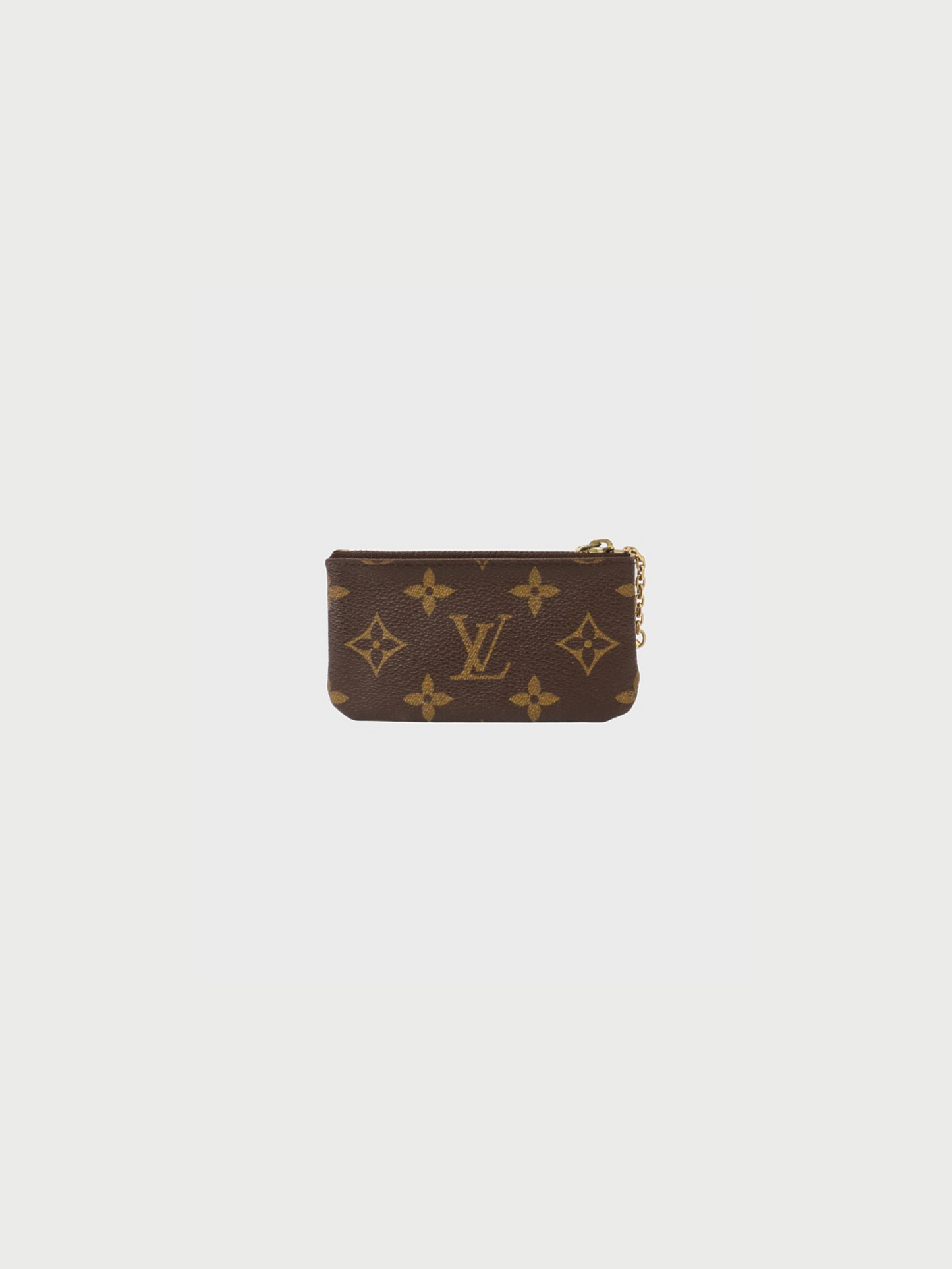 Louis Vuitton 1990s Brown Monogram Canvas Pochette Clés