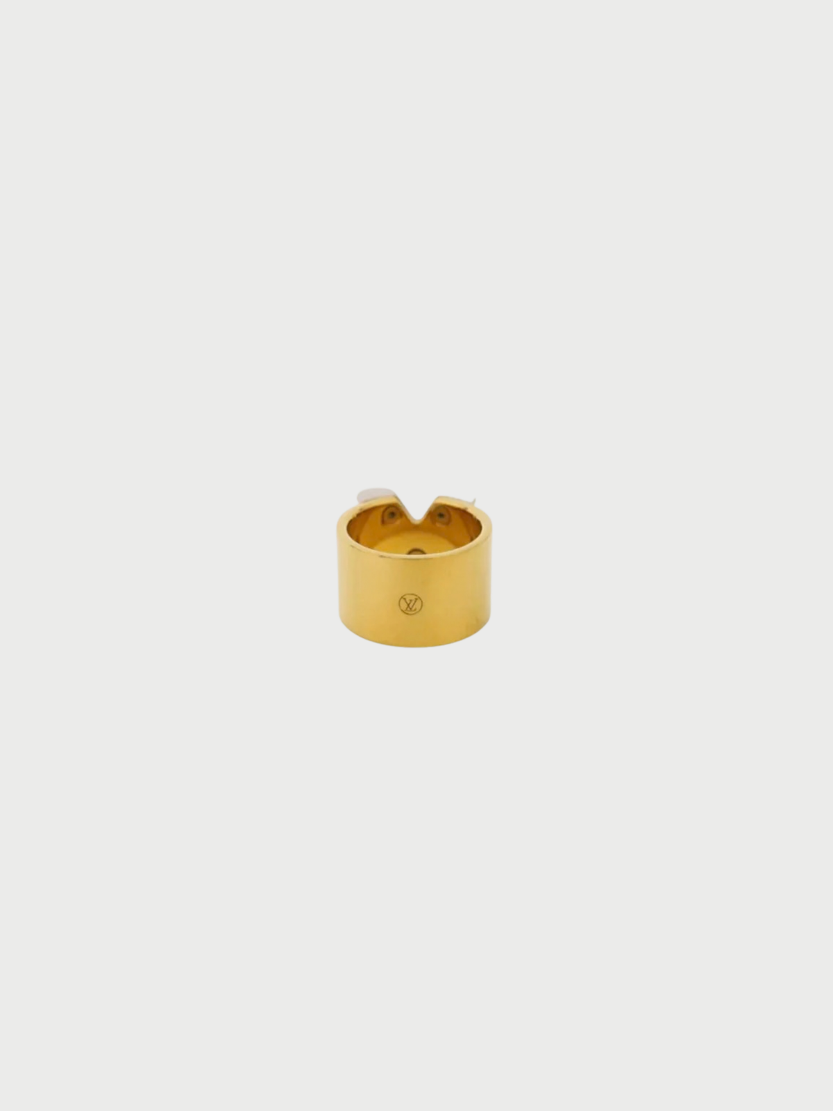 Louis Vuitton 2020s Gold Silver Essential V Ring