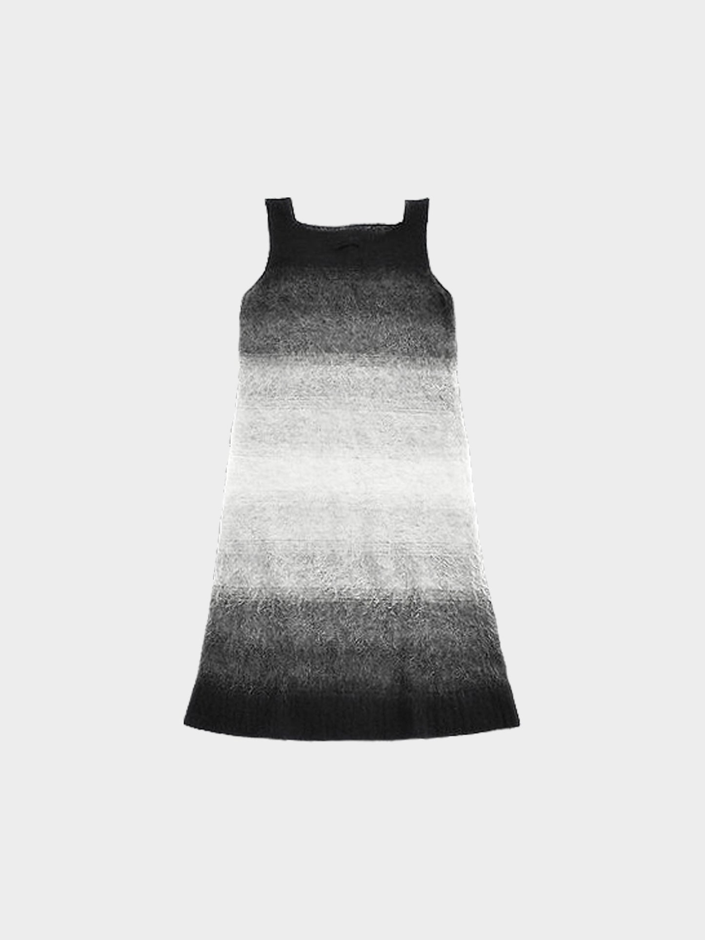 Jean Paul Gaultier 2000s Monochrome Mohair Dress