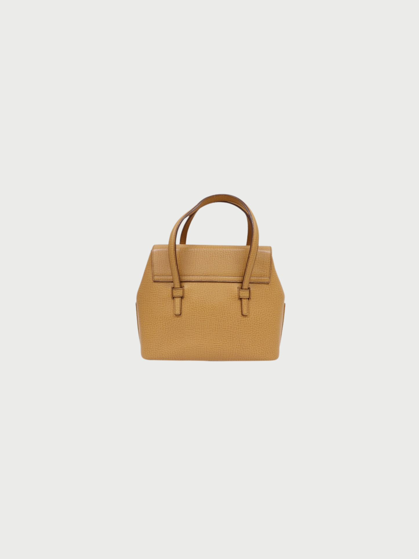 Loewe 1990s Beige Leather Logo 2Way Bag
