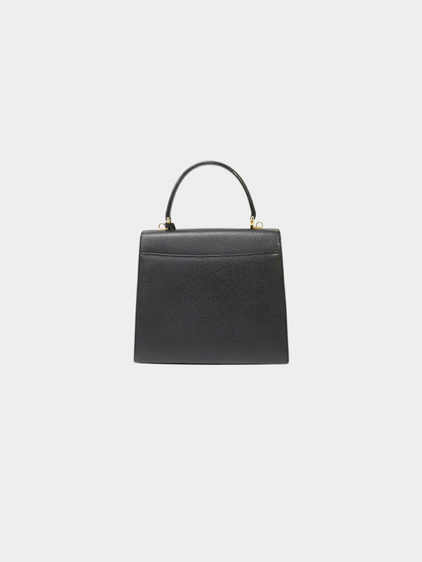 Gucci 2010s Black Pigskin Lady Lock 2-Way Bag