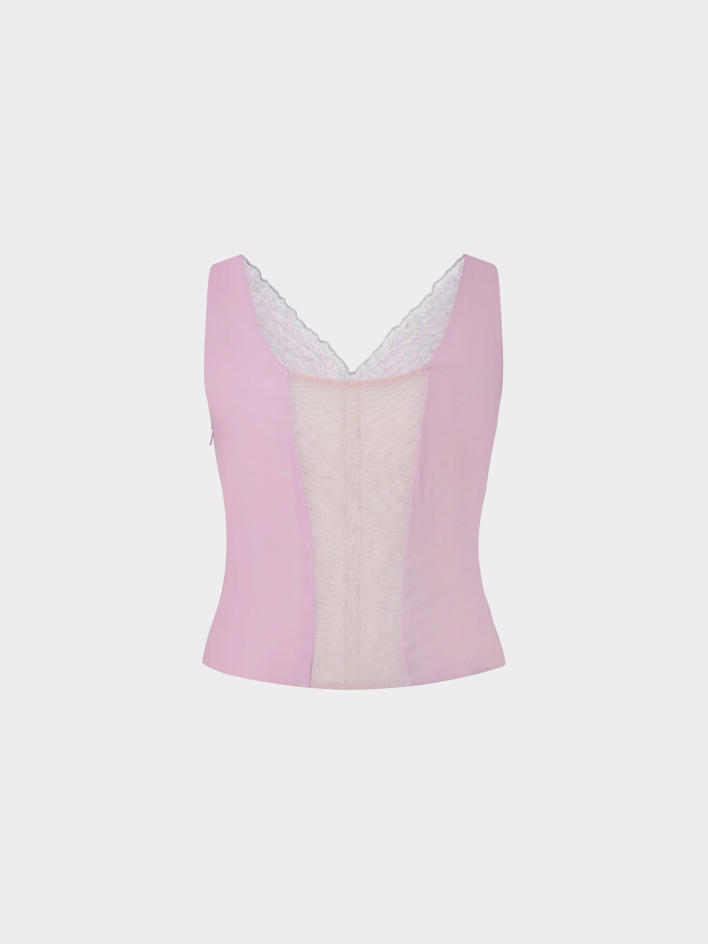 La Perla 2000s Pink Lace Tank Top