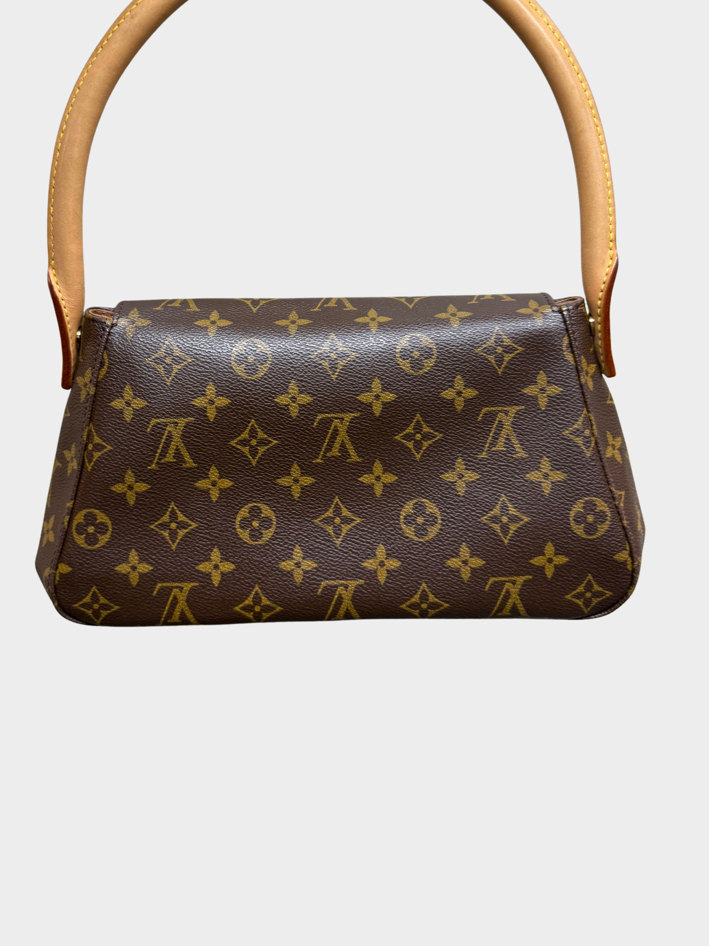Louis Vuitton 2000s Brown Monogram Canvas Mini Looping Bag