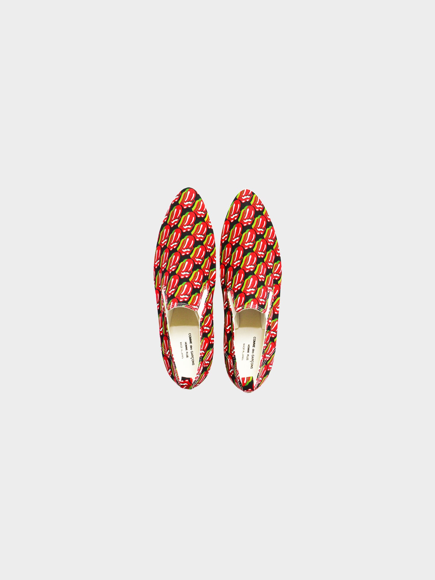 Comme des Garçons SS 2006 Rolling Stones Slip-on Sneakers