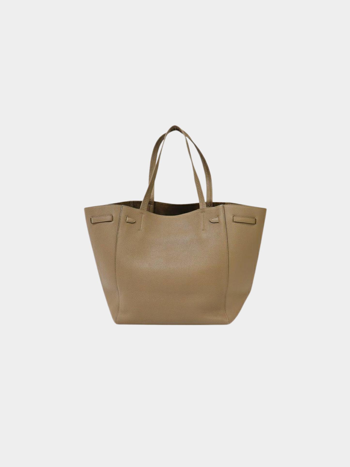 Celine 2010s Graige Leather Cabas Phantom Tote Bag