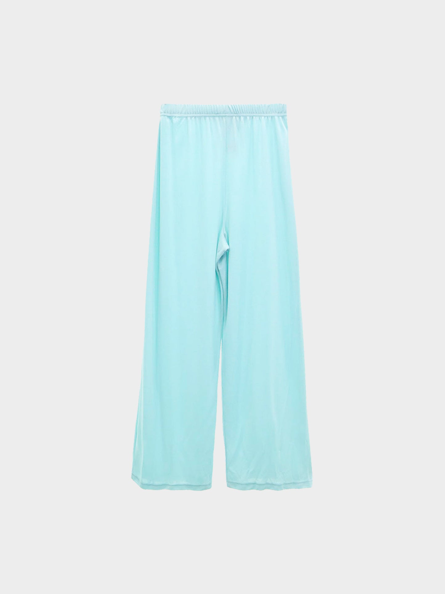 Missoni 1990s Light Blue Wide Leg Pants