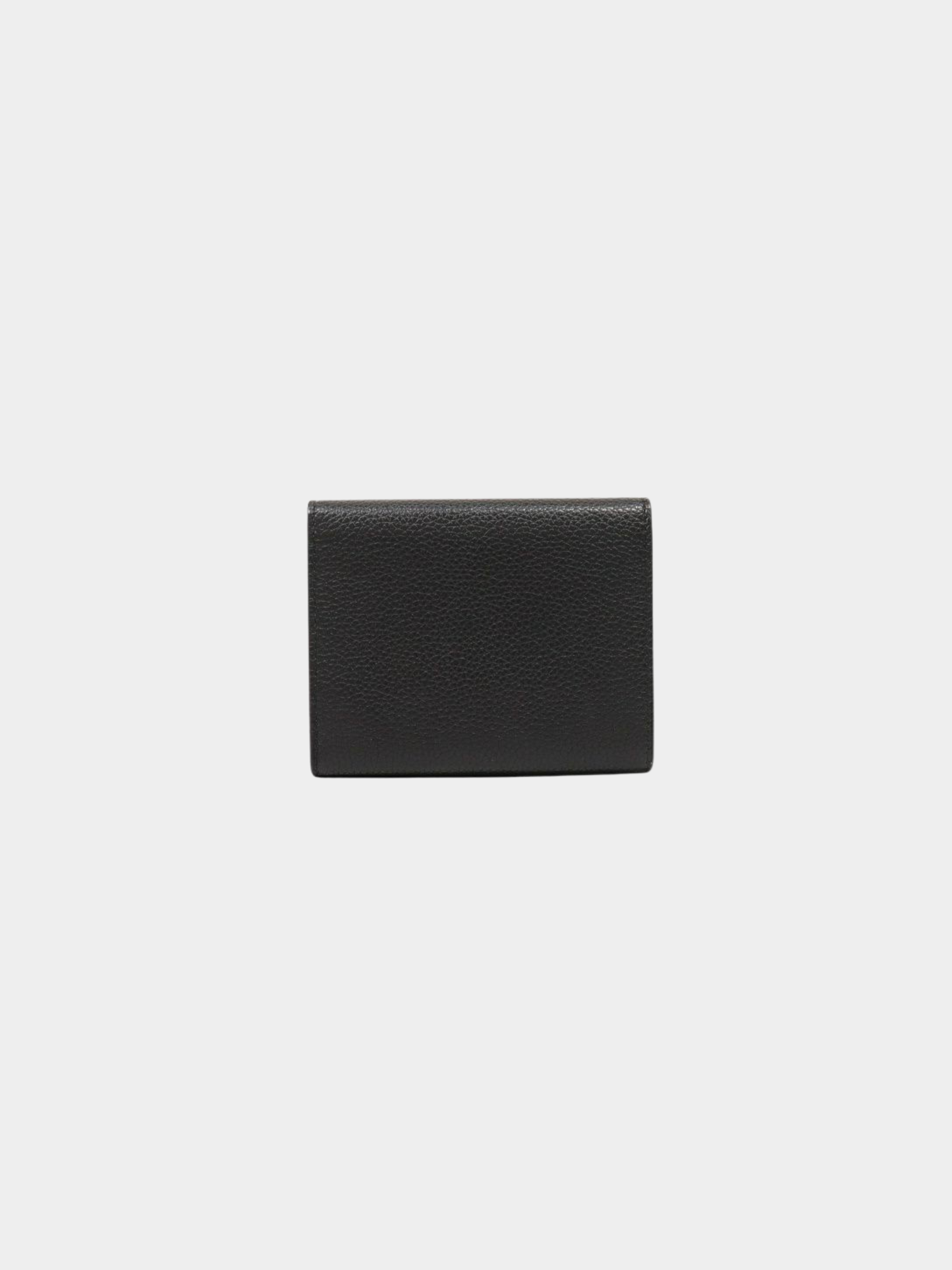 Miu Miu 2010s Black Leather Compact Wallet