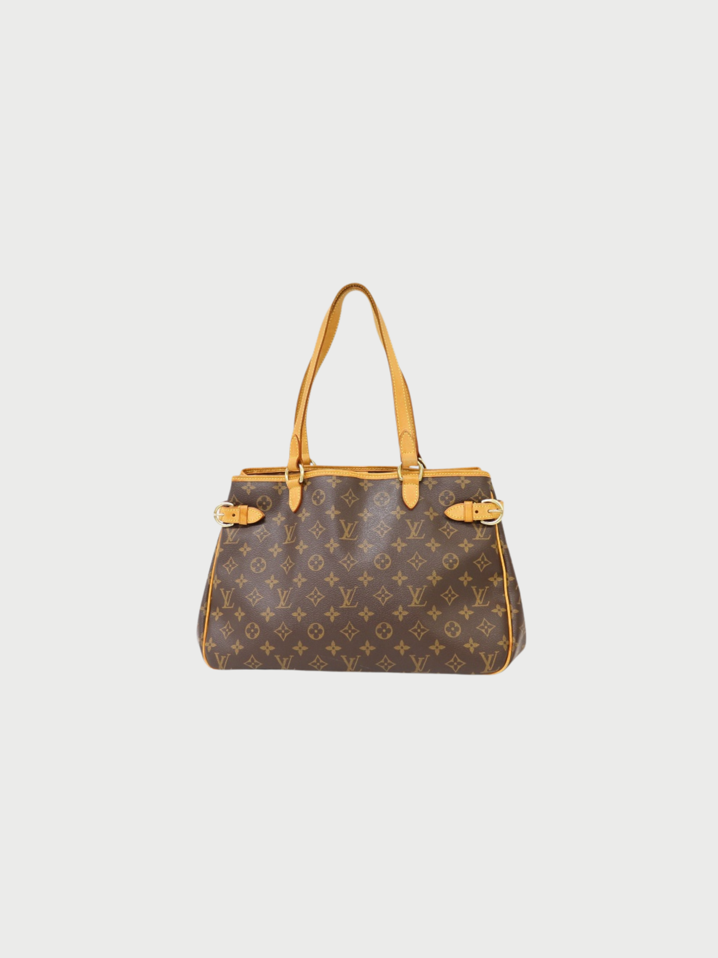 Louis Vuitton 2006 Brown Monogram PVC Leather Batignolles Horizontal Bag
