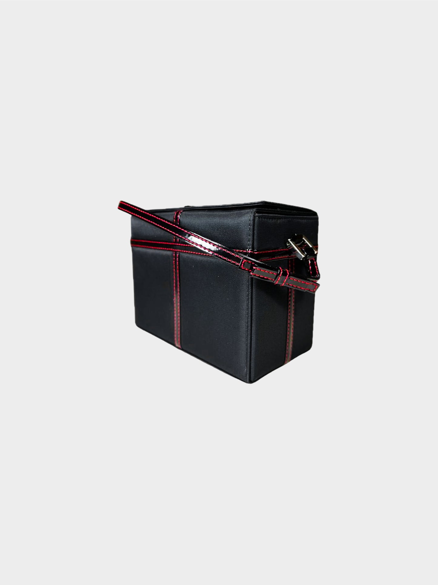 Christian Dior 2006 Black Ribbon Box Vanity Bag