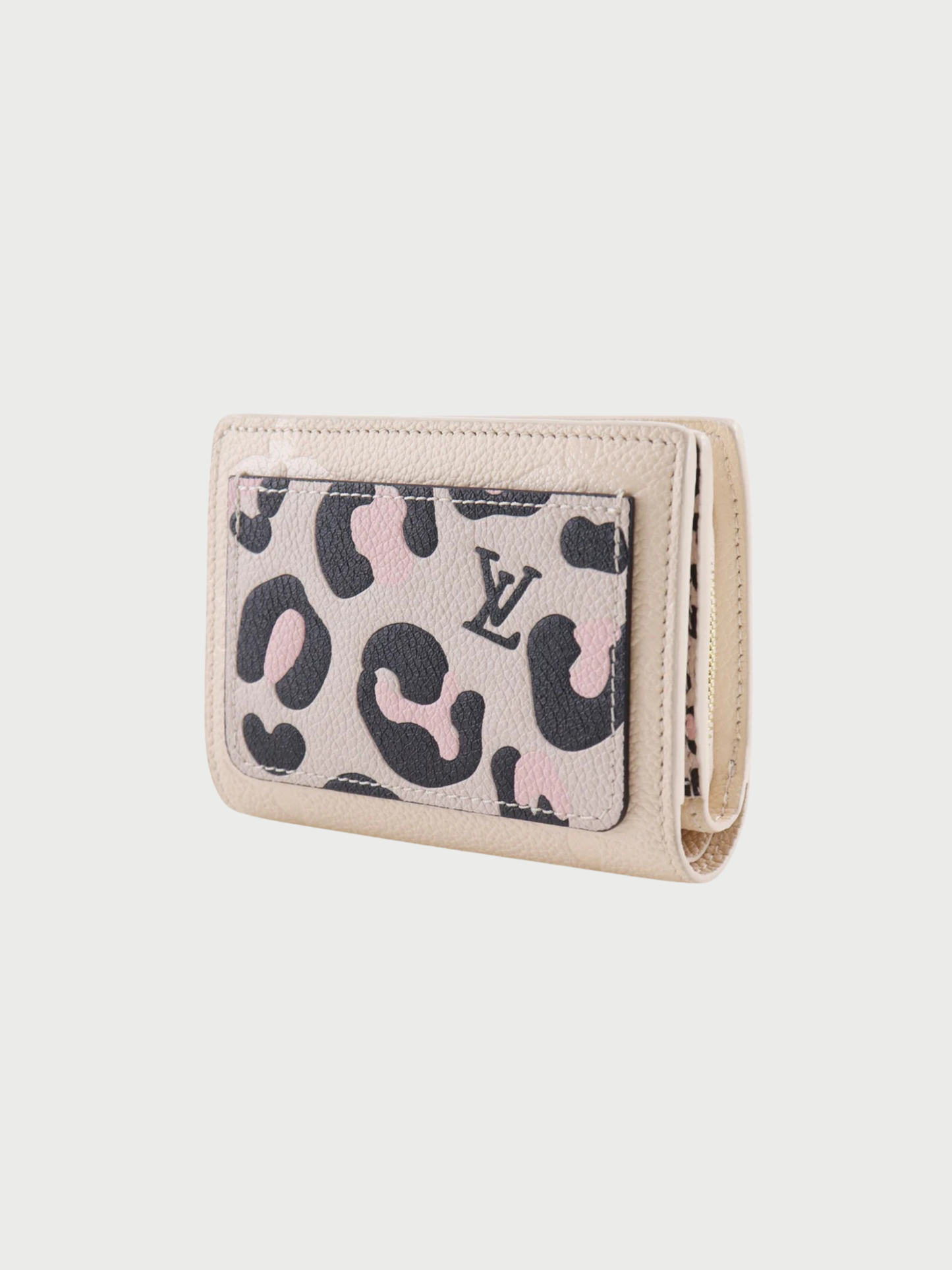Louis Vuitton 2020s Off White Monogram Empreinte Portefeuille Cléa Wallet
