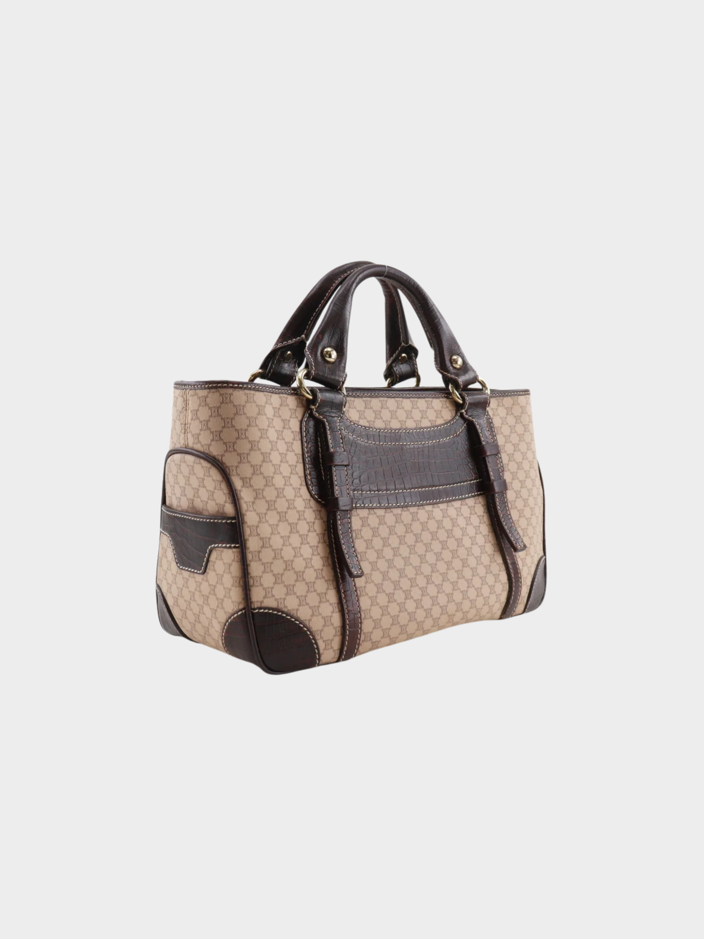 Celine 2000s Brown Boogie Bag Handbag