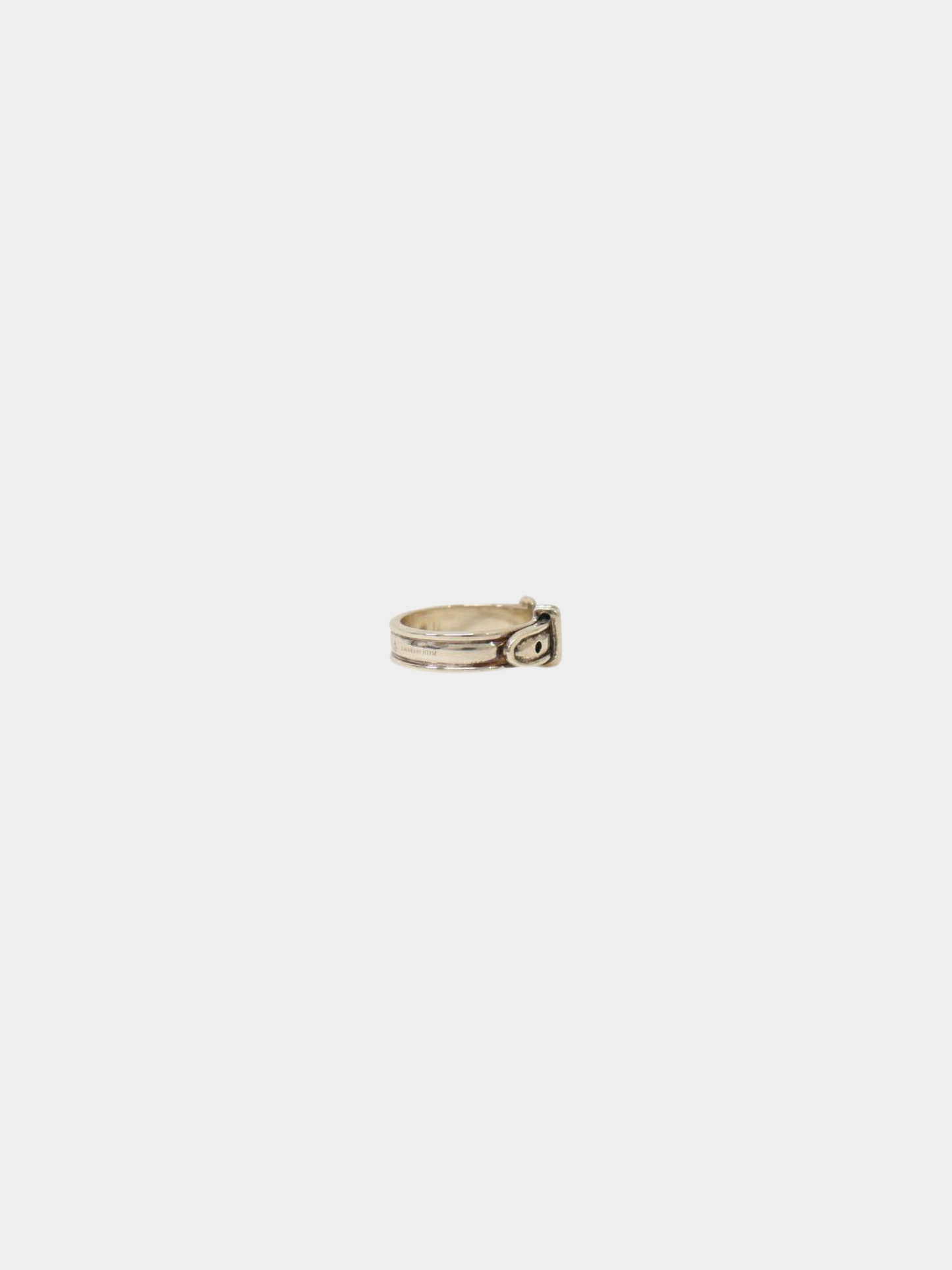 Hermès 2000s Silver 925 Ceinture Ring