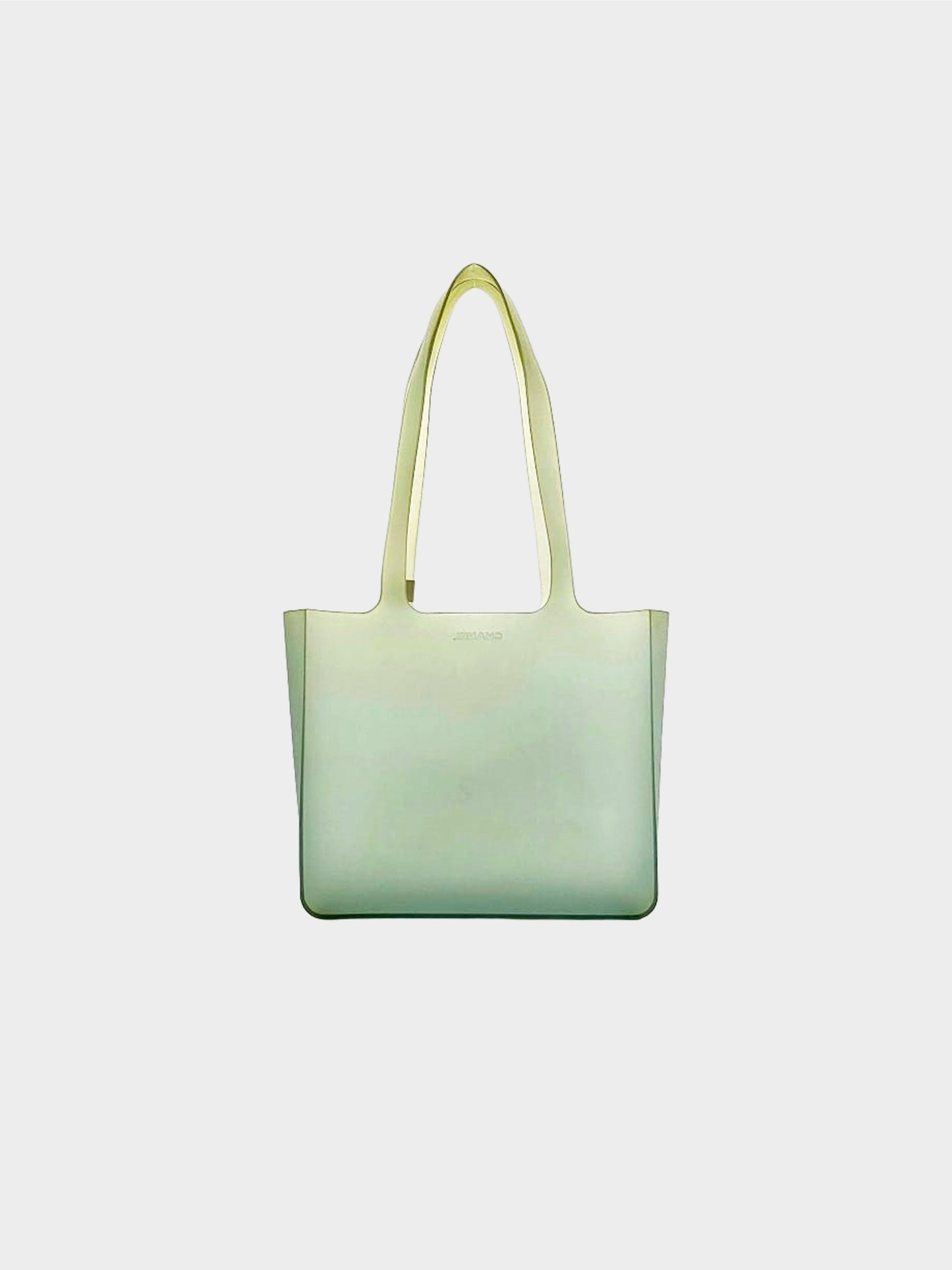 Chanel 2000s Green Jelly Rubber Tote