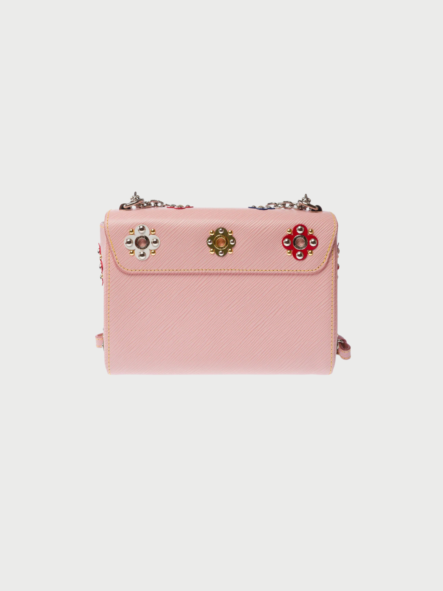 Louis Vuitton 2010s Rose Epi Leather Twist MM Shoulder Bag
