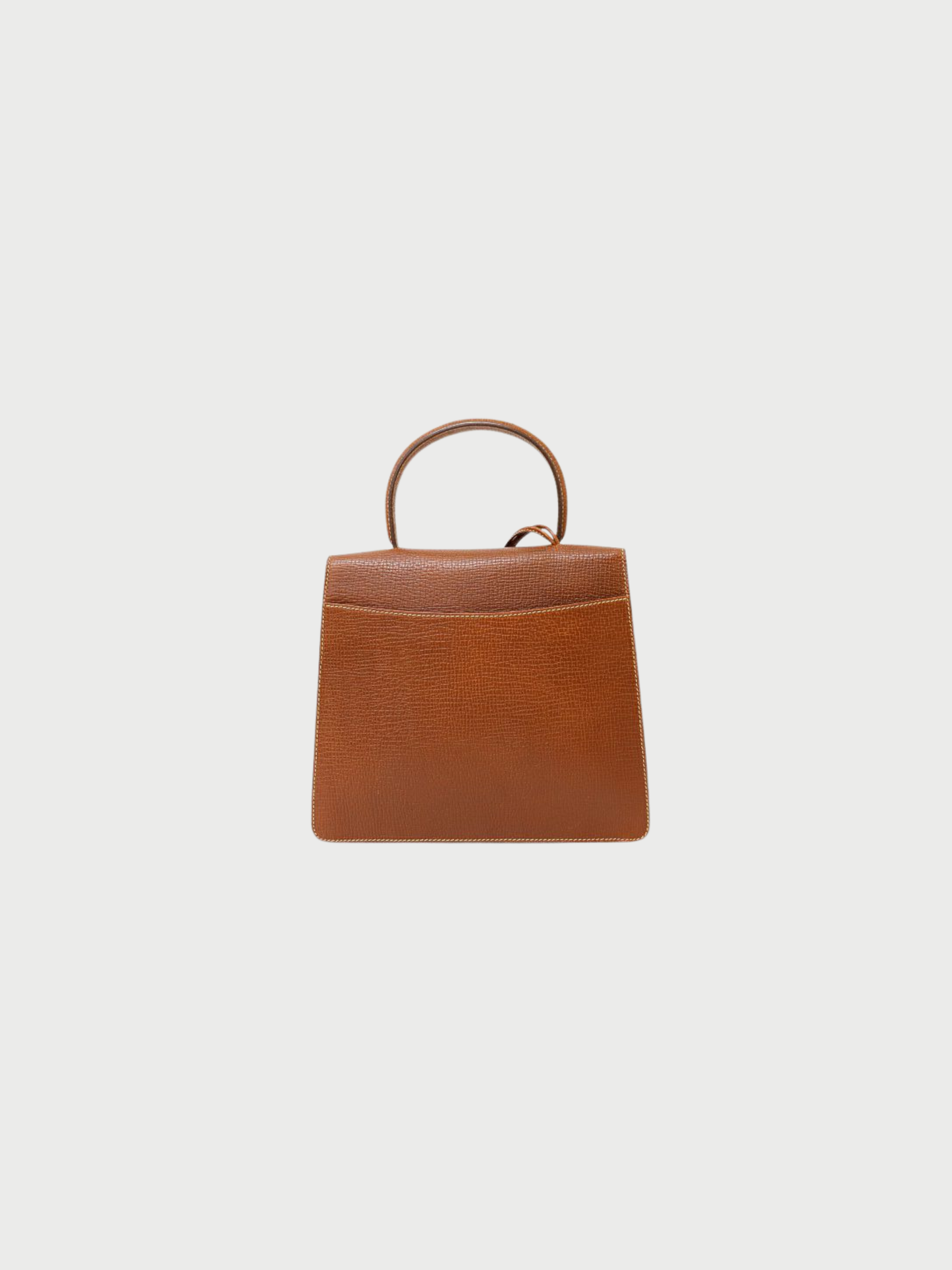 Loewe 2000s Brown Leather Barcelona 2-Way Bag