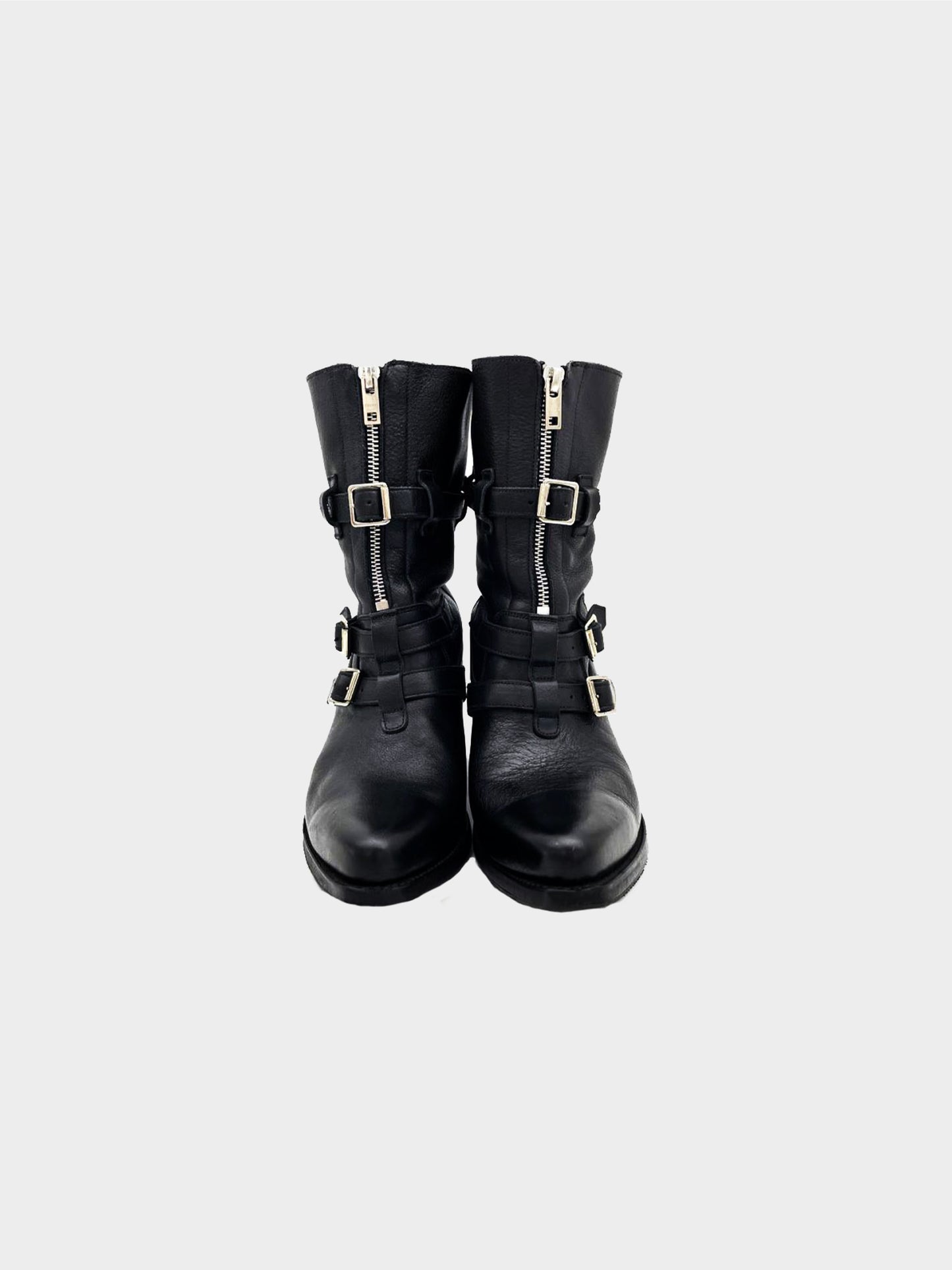 Celine SS 2019 Black Belted Ankle Boots