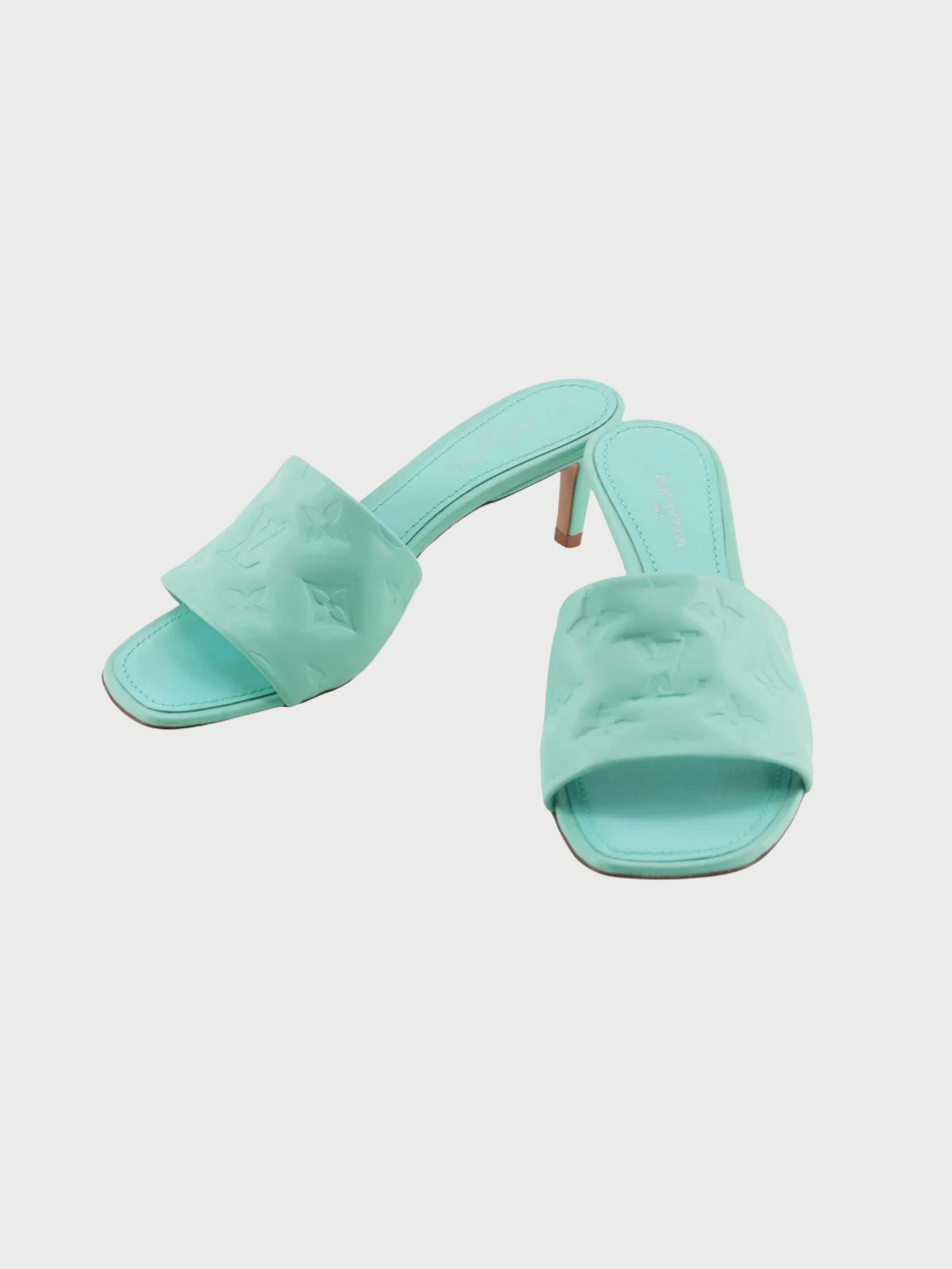 Louis Vuitton 2020s Light Blue Monogram Revival Sandals