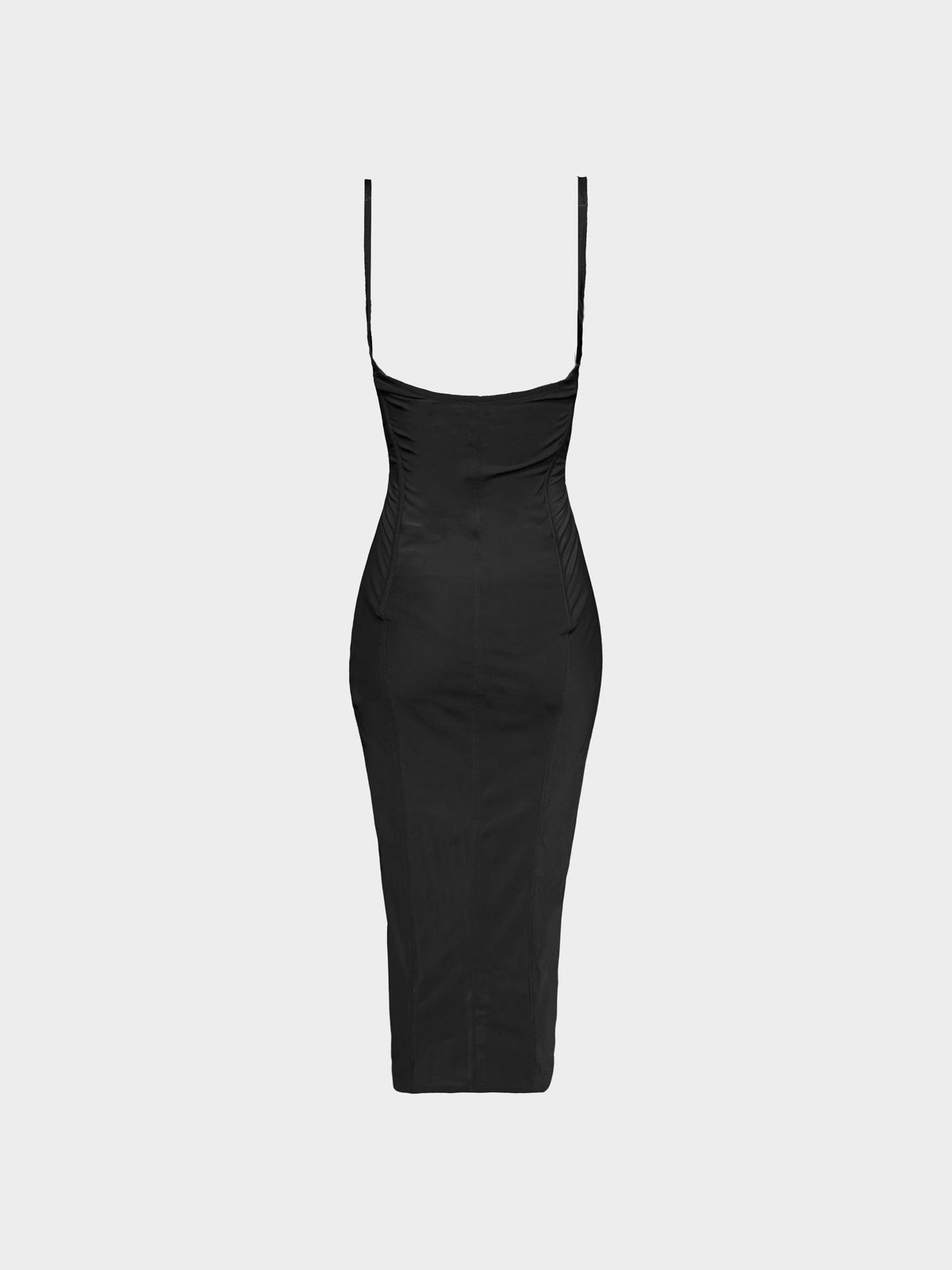 Dolce and Gabbana 2010s Black Fitted Corset Long Dress