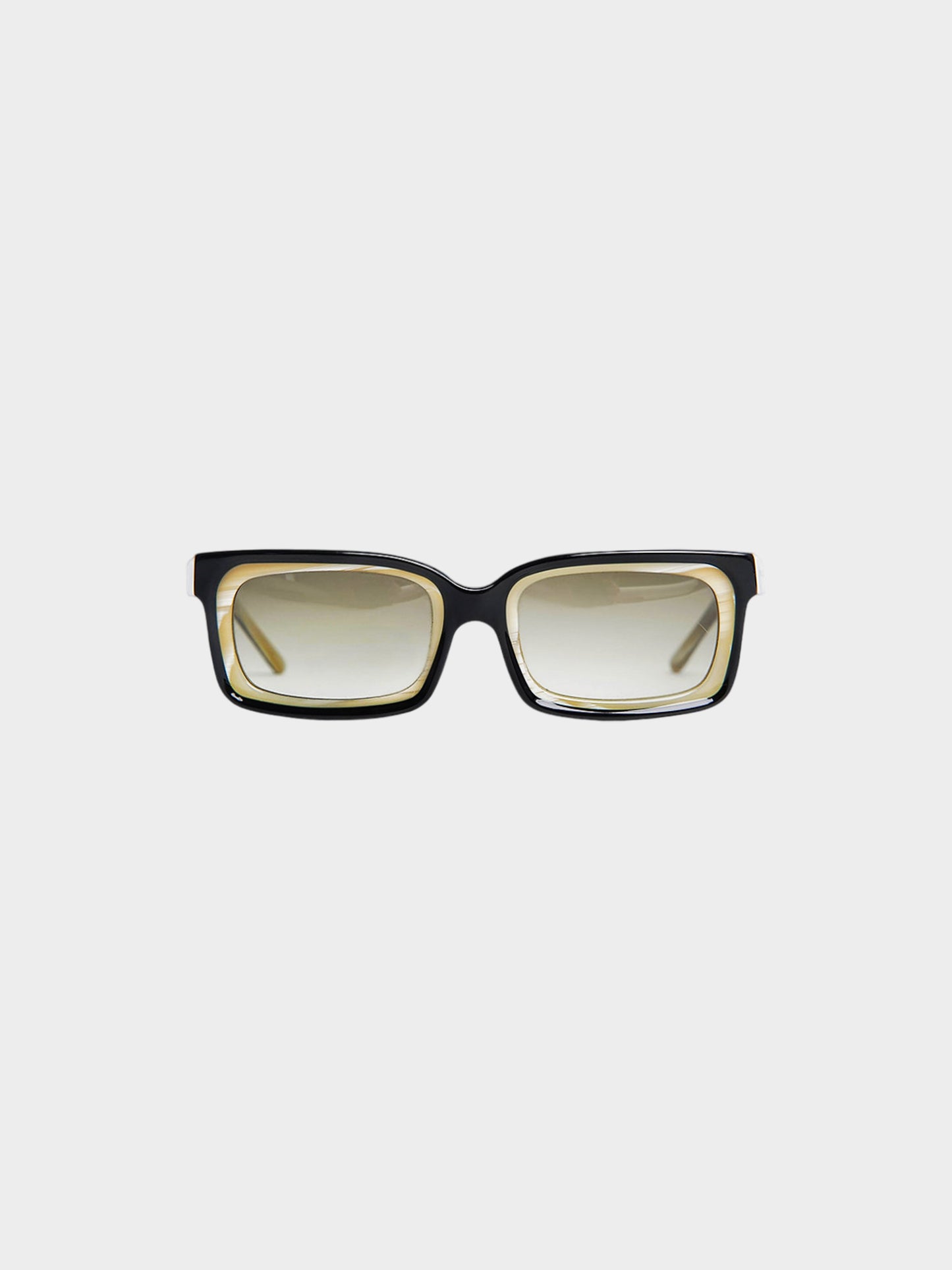Prada SS 2001 Rare Bi-color Black and Beige Sunglasses