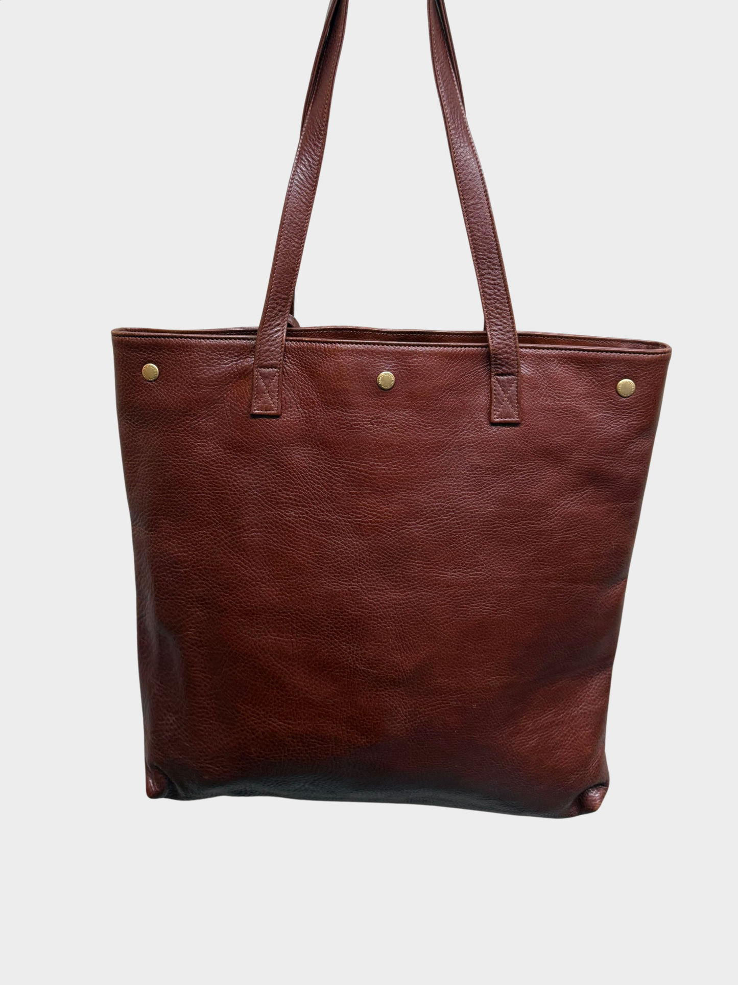 Yves Saint Laurent 2000s Brown Leather Tote Bag