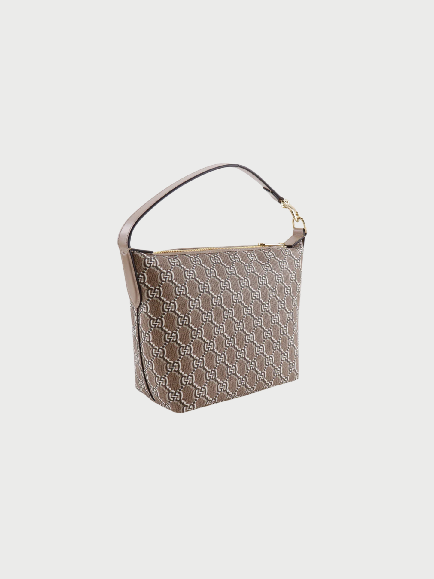 Gucci 2010s Brown Leather Soho Interlocking G Tote Bag