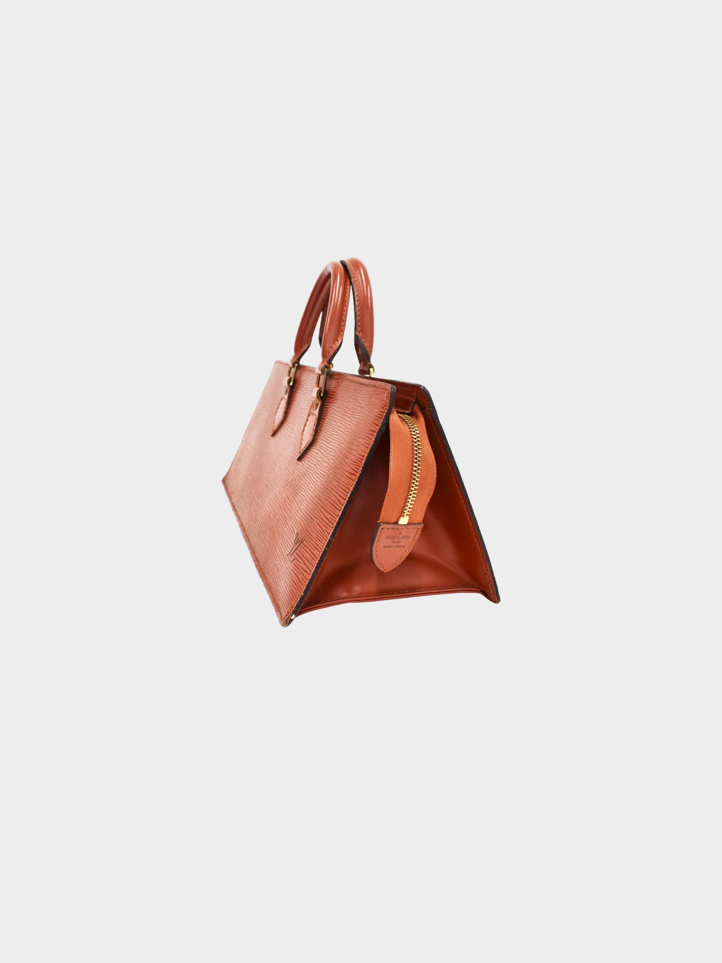 Louis Vuitton 1995 Kenya Brown Epi Sac Triangle Handbag
