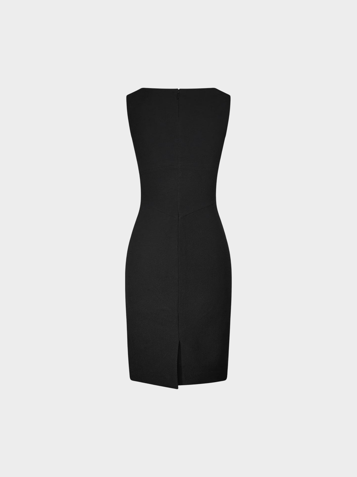 Gianni Versace FW 2010 Black Sleeveless Sheath Dress