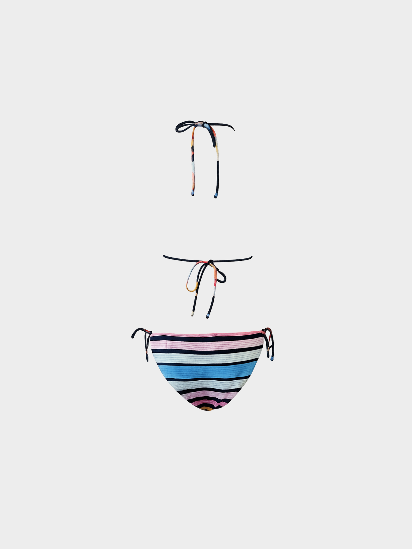 Missoni Mare 2020s Multicolor Sparkle Knit Two-Piece Bikini