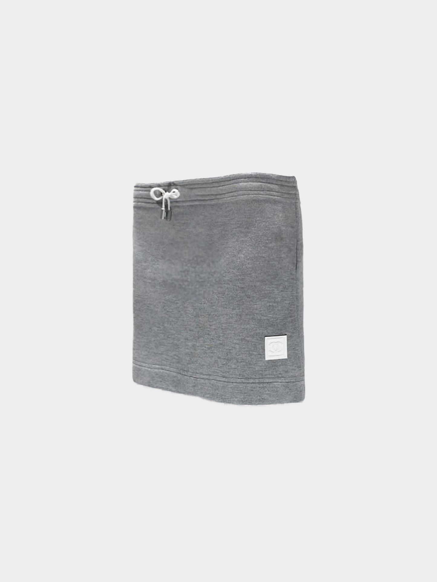 Chanel Sports Spring 2005 Grey CC Mini Sweat Skirt