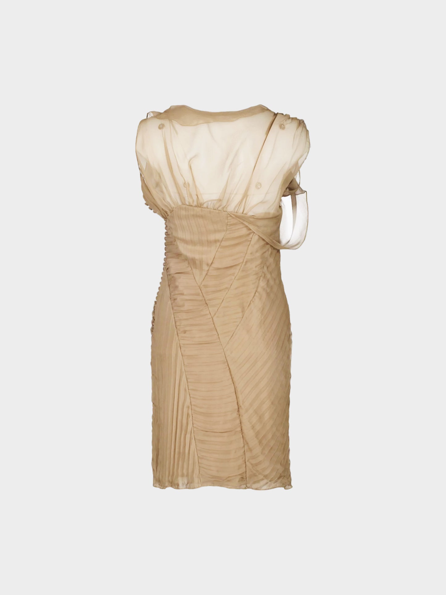 Christian Dior by John Galliano Cruise 2007 Deconstructed Silk Dress