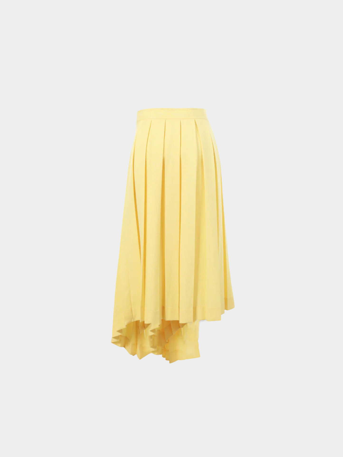 Celine By Phoebe Philo SS 2018 Yellow Polyester Skirt