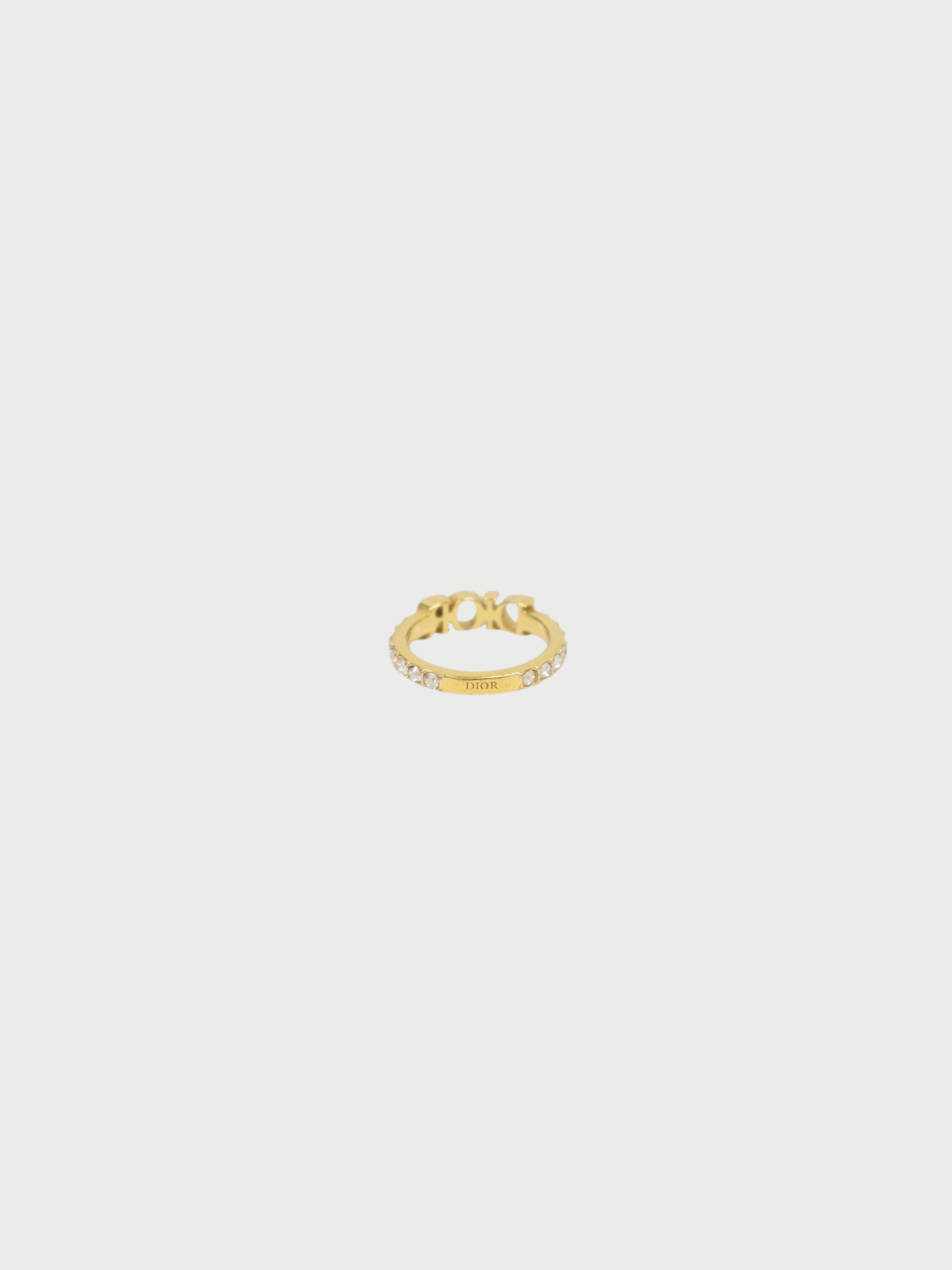 Christian Dior 2020s Gold Plated Metal Dio(r)evolution Ring