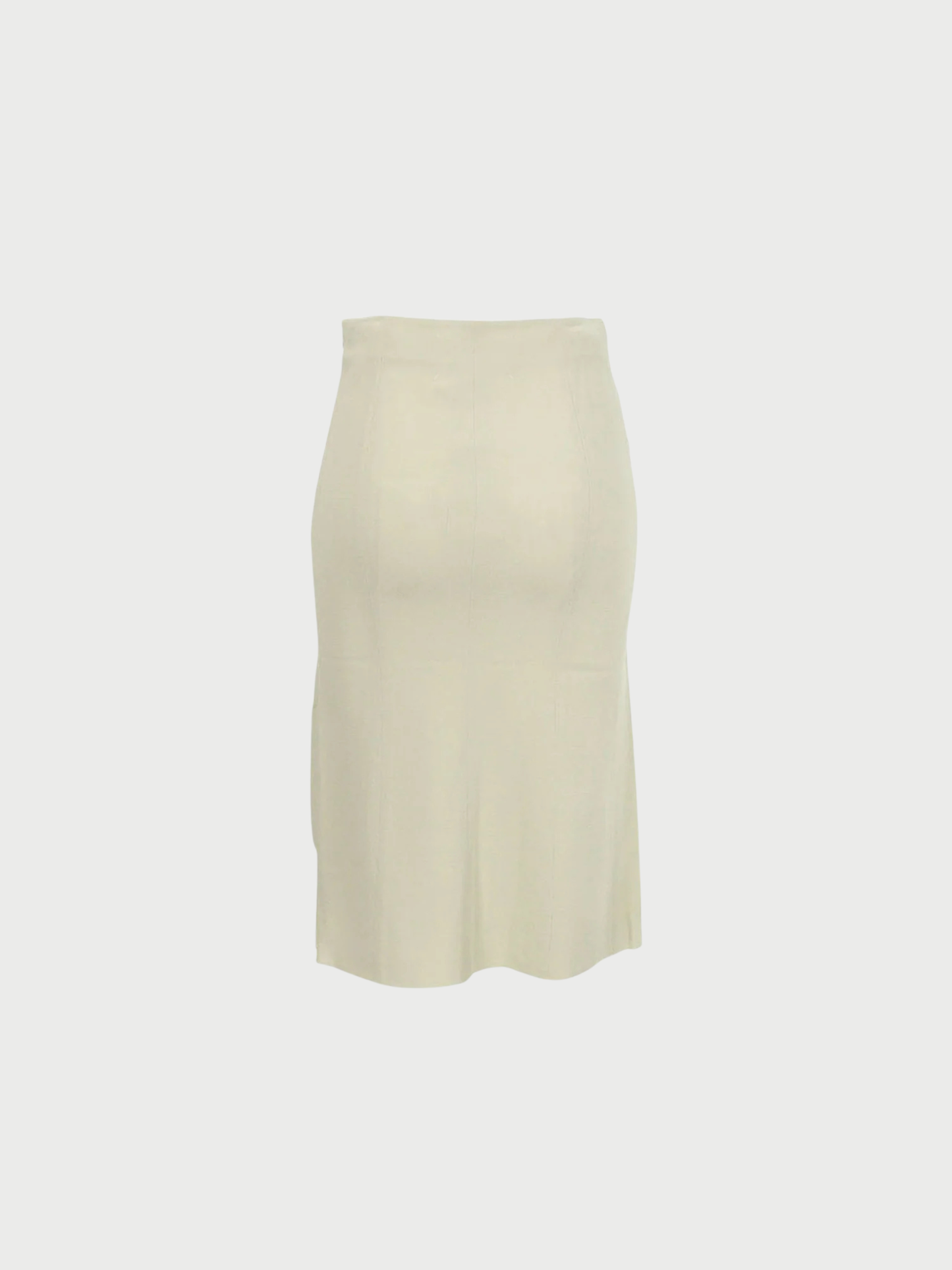 Maison Martin Margiela 2002 Light Green Viscose Acetate Skirt