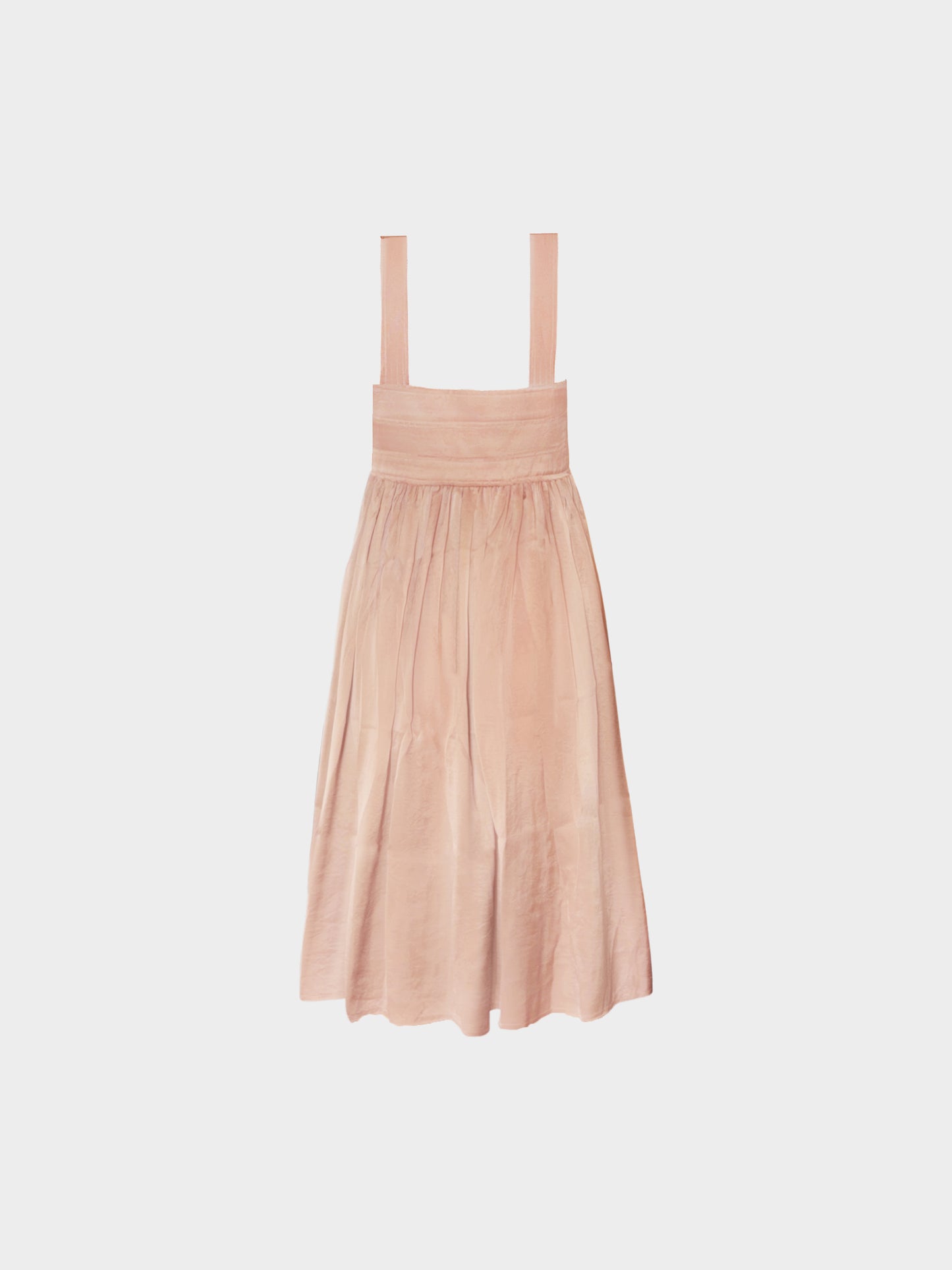 Lanvin SS 2007 Dusty Pink Baby-doll Satin Dress