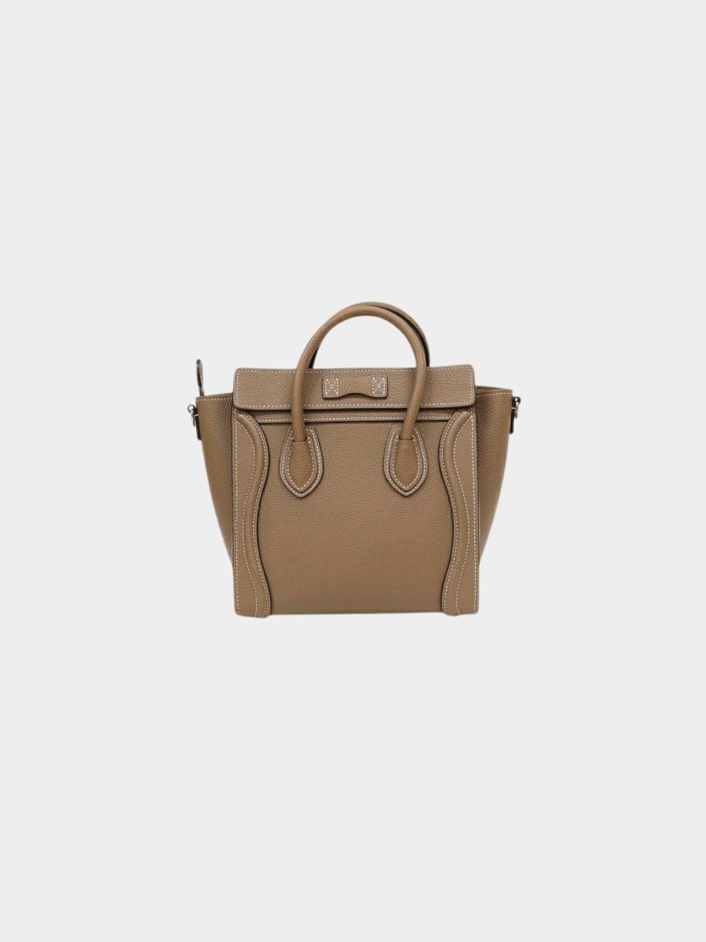 Celine 2010s Graige Leather Luggage Nano Bag