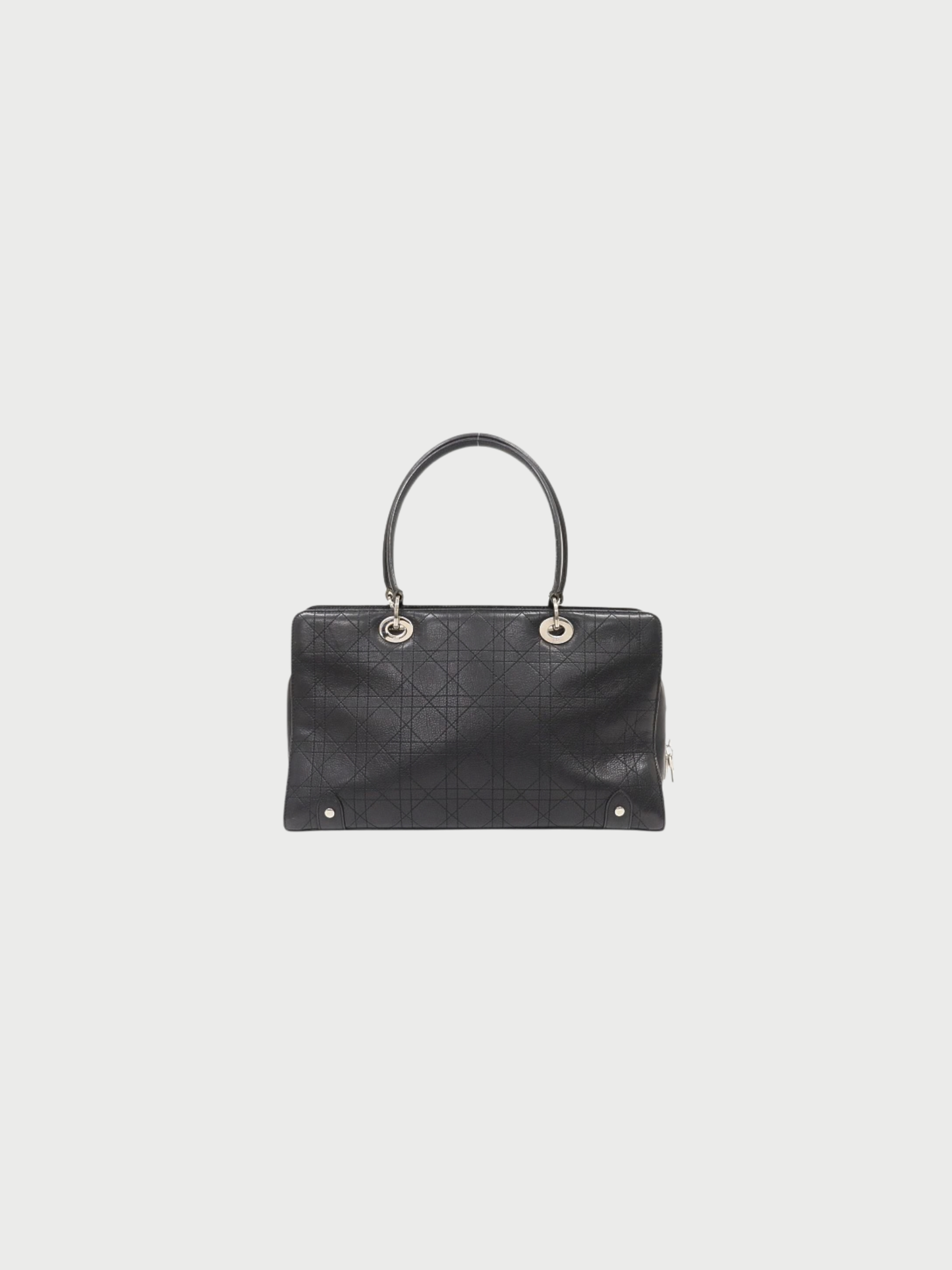 Christian Dior Bo 2004 Black Cannage Leather Handbag