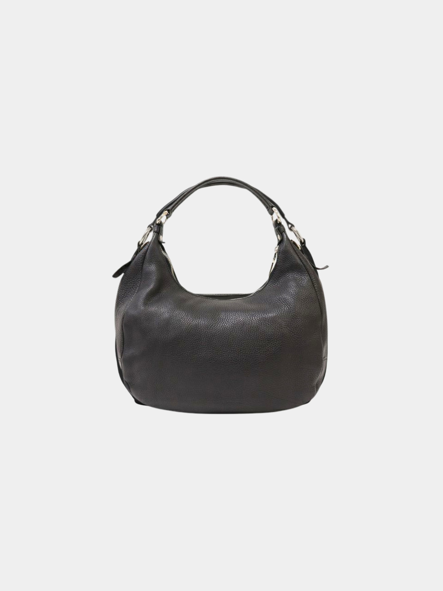 Prada 2000s Black Vitello Daino Shoulder Bag