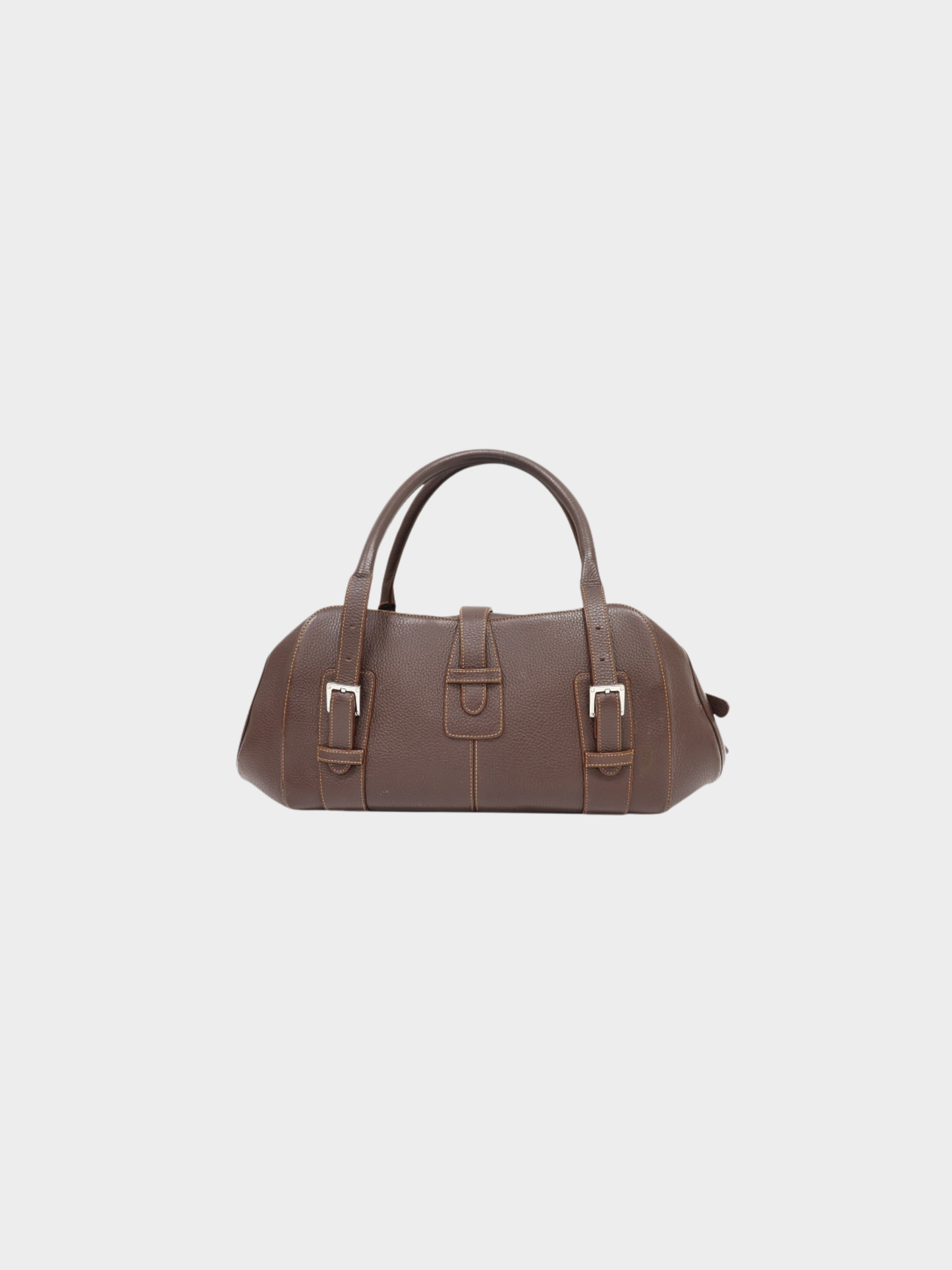 Loewe 2000s Brown Leather Senda Bag