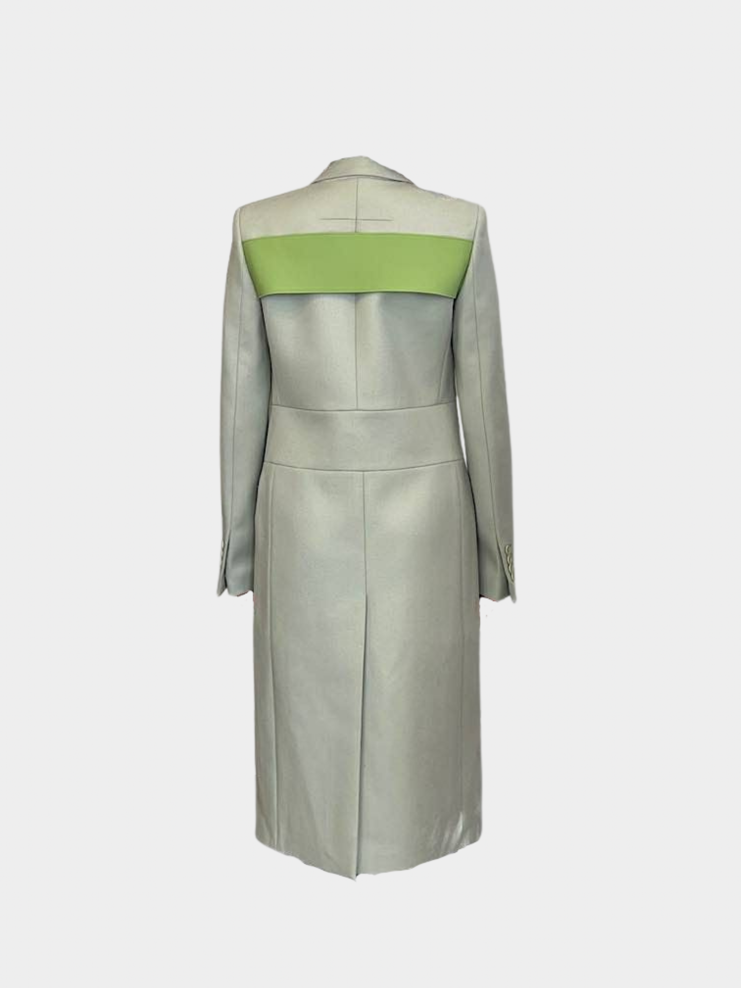 Givenchy 2010s Light Green Wool Long Coat