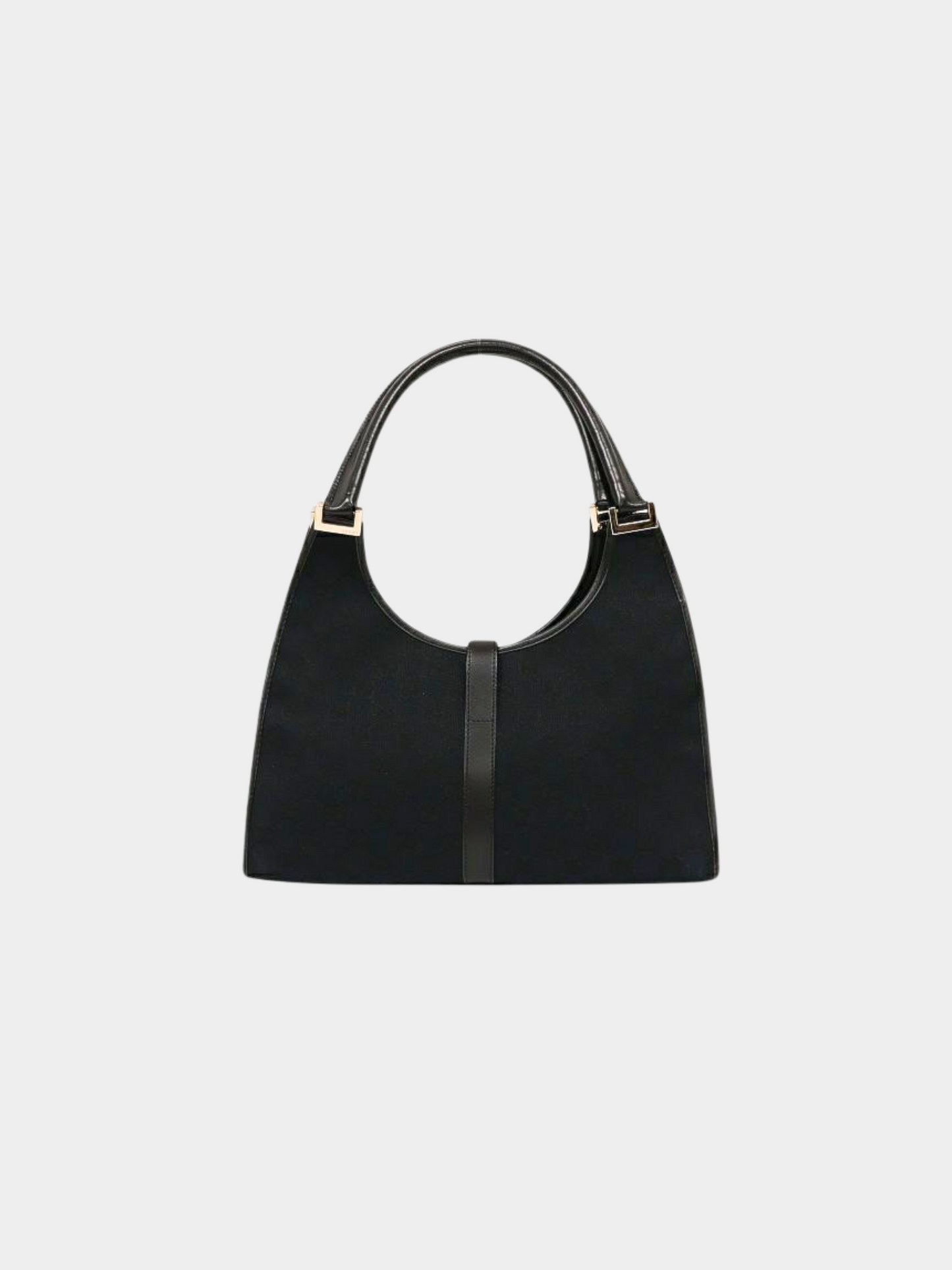 Gucci 2000s Black Canvas Jackie Hand Bag