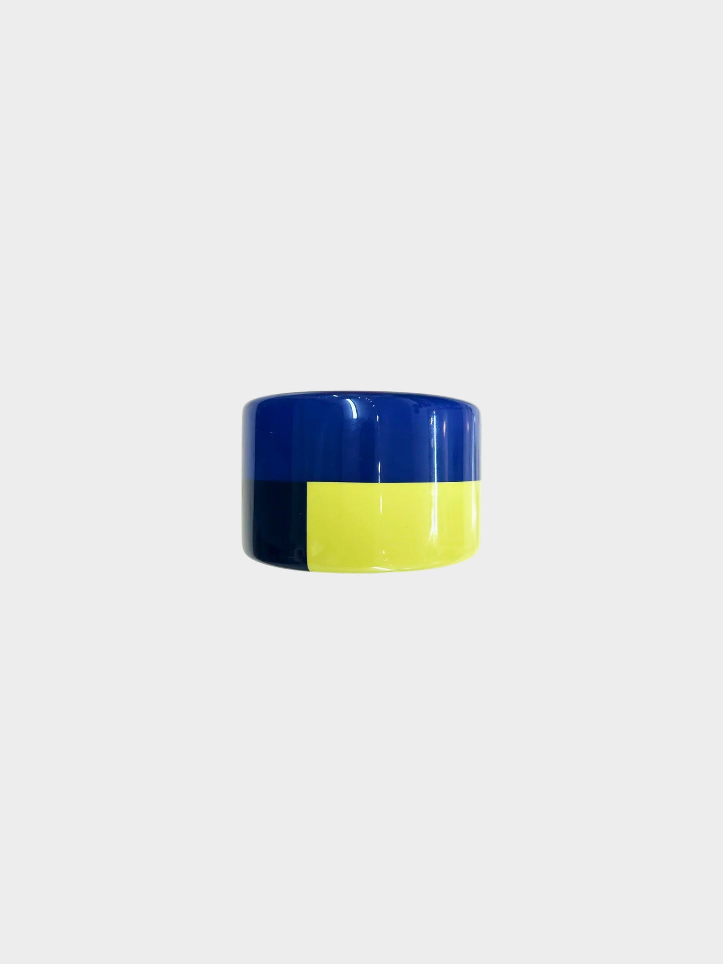Hermès 2020s Color Block Lucite Wide Bangle