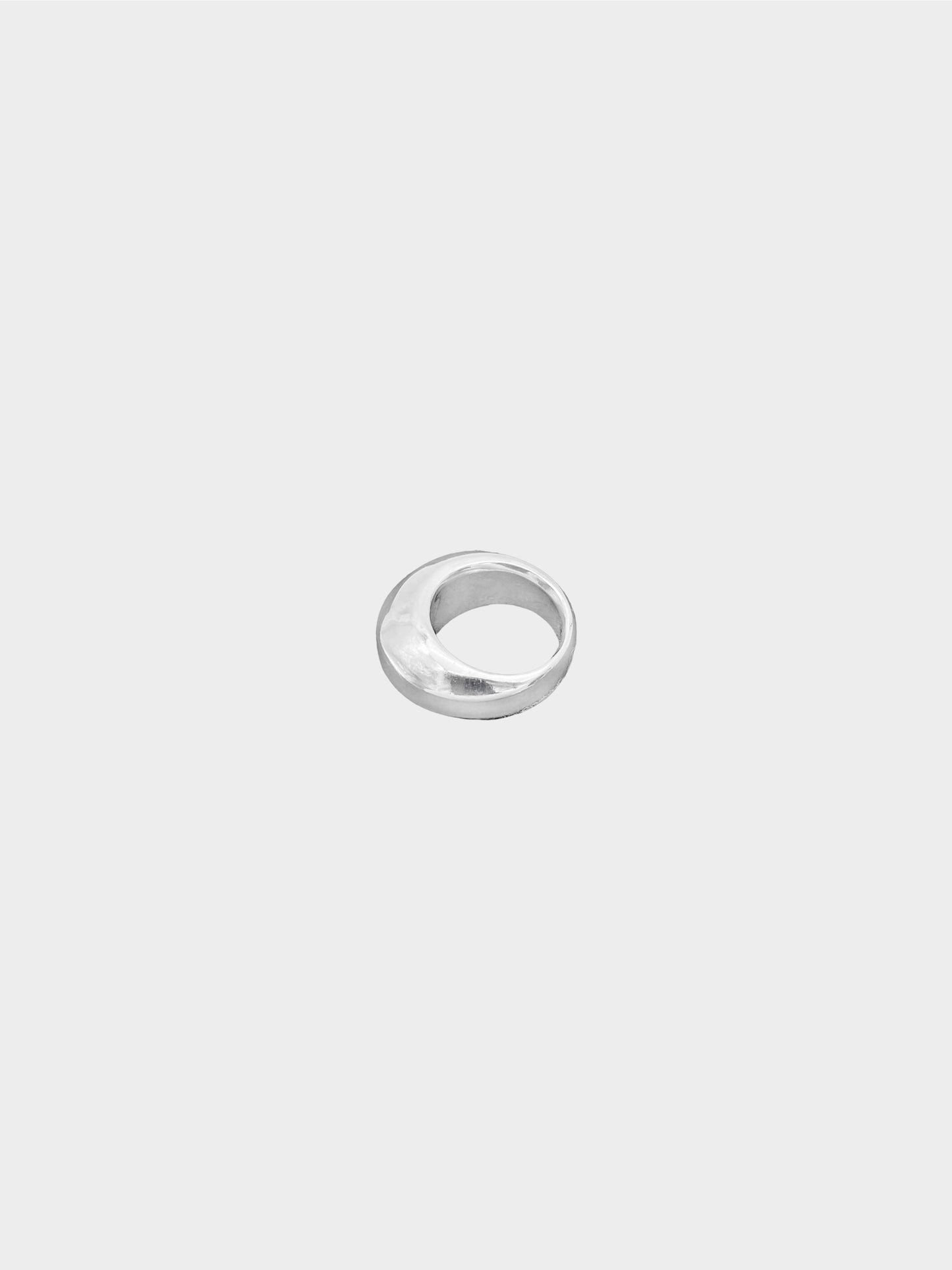 Chanel 1990s Vintage Silver Bulbous Ring