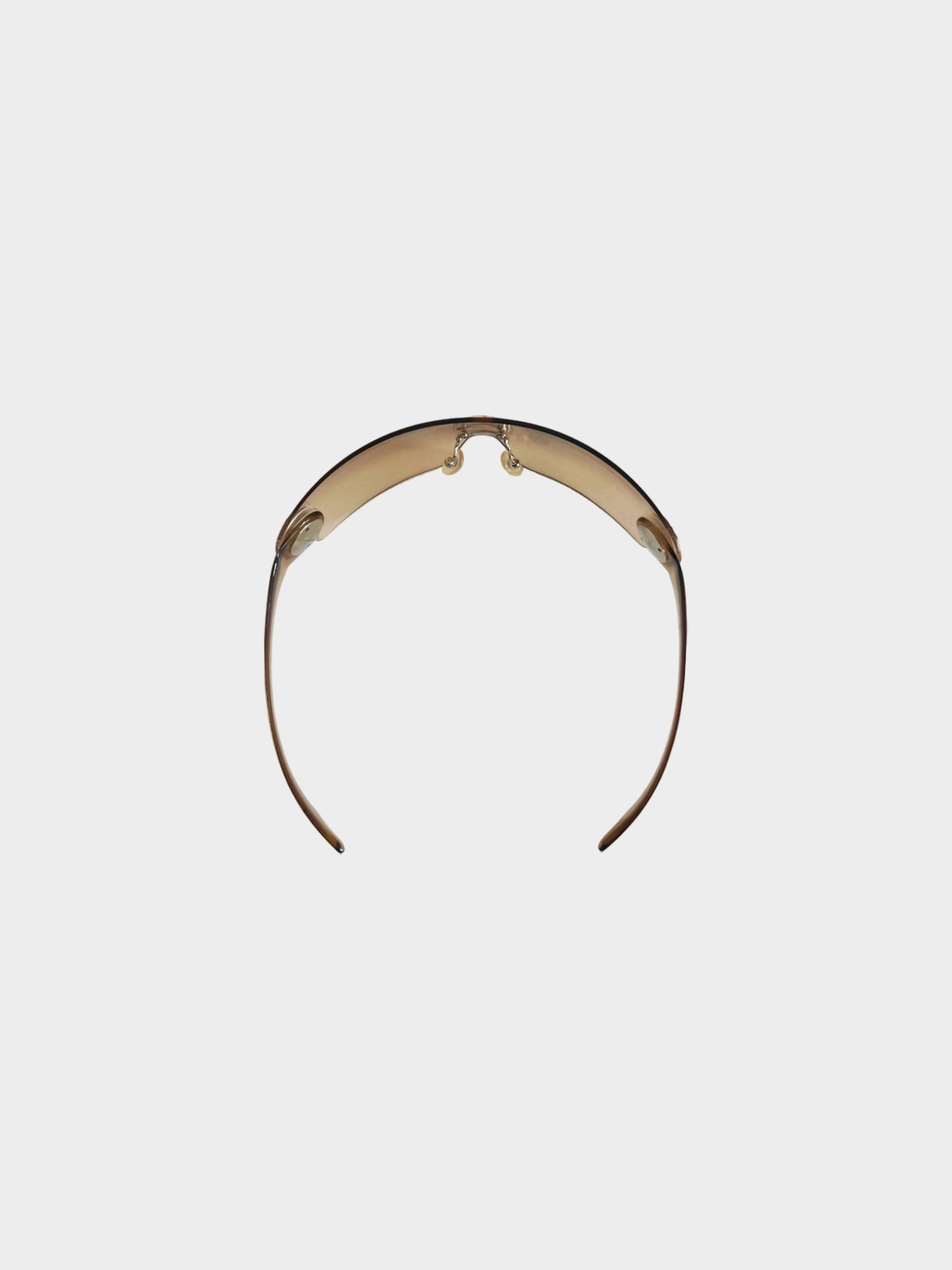 Christian Dior 2000s Gold Schlack 2 Sunglasses