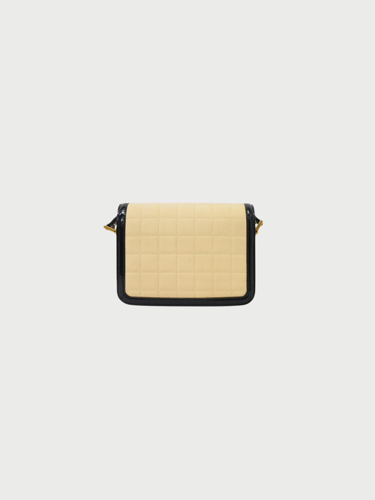 Yves Saint Laurent 2023 Beige Black Nubuck Solferino Small Bag